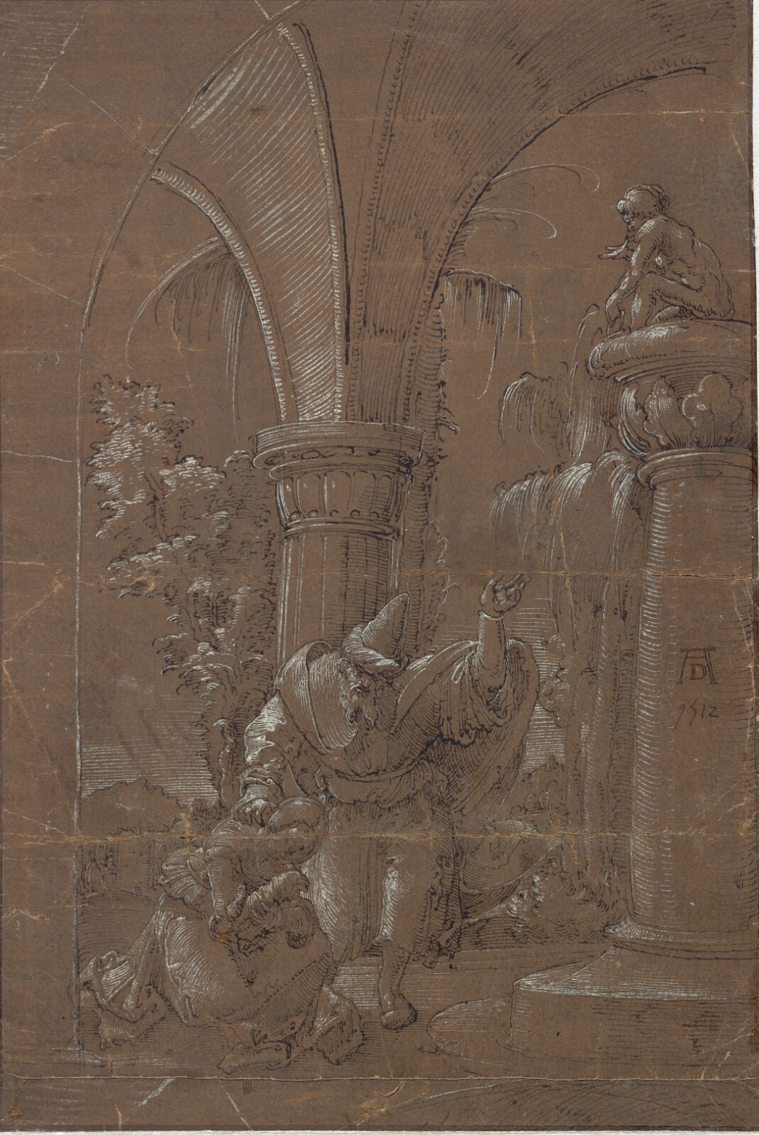 Albrecht Altdorfer, Den Hellige Katherina af Alexandria, der nægter idoltilbedelsen (?)