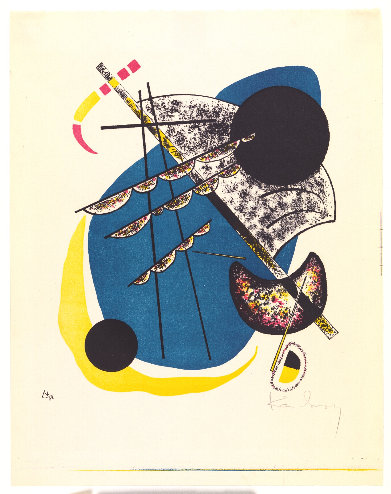 Wassily Kandinsky, Planche II fra mappen Kleine Welten