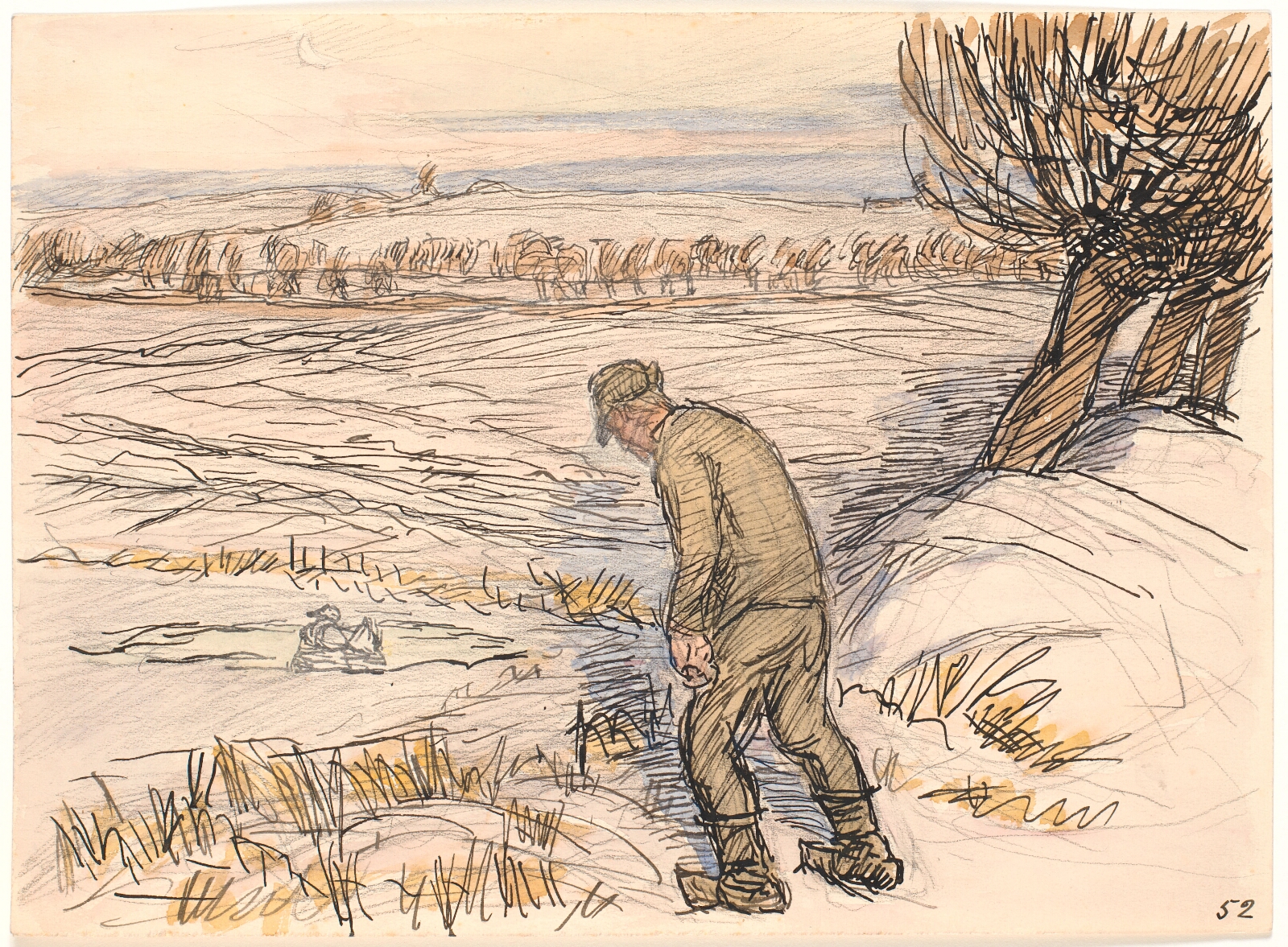 Fritz Syberg, Bonden ved den frosne sø