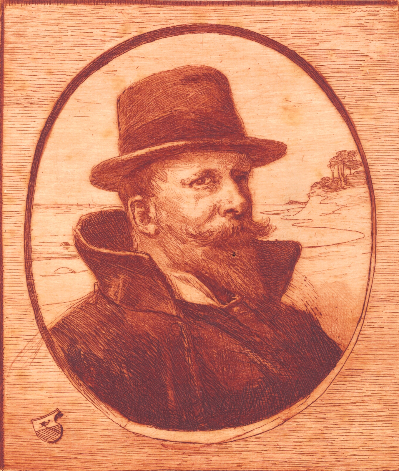 Hans Nikolaj Hansen, "Selvportræt"