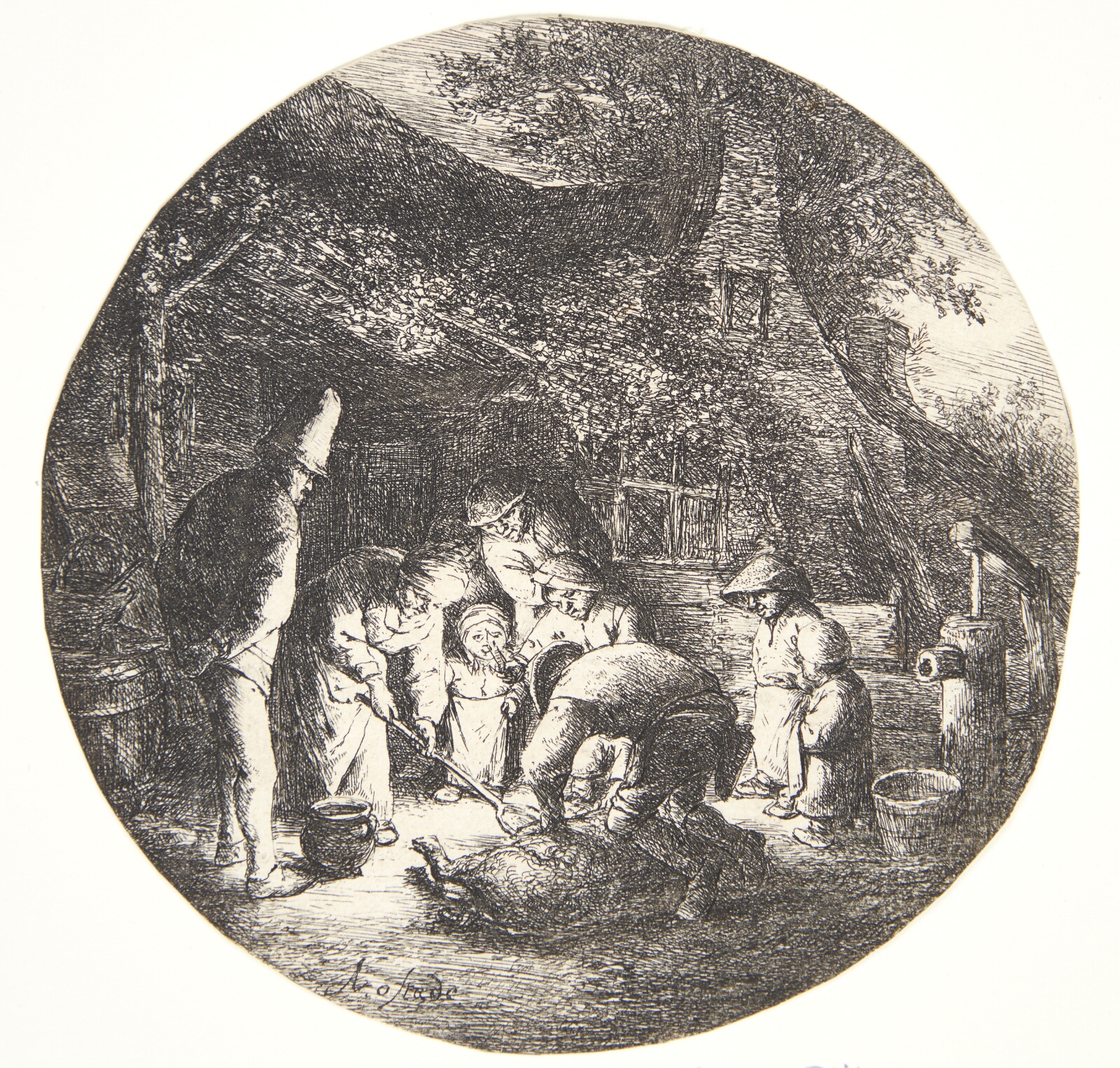 Adriaen van Ostade, Svinet slagtes