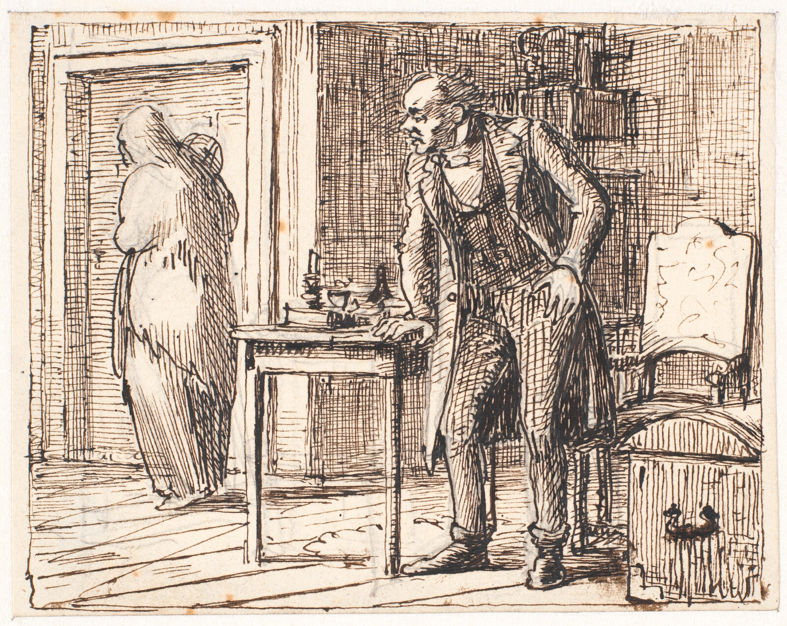 Wilhelm Marstrand, Gnieren og den fattige kone