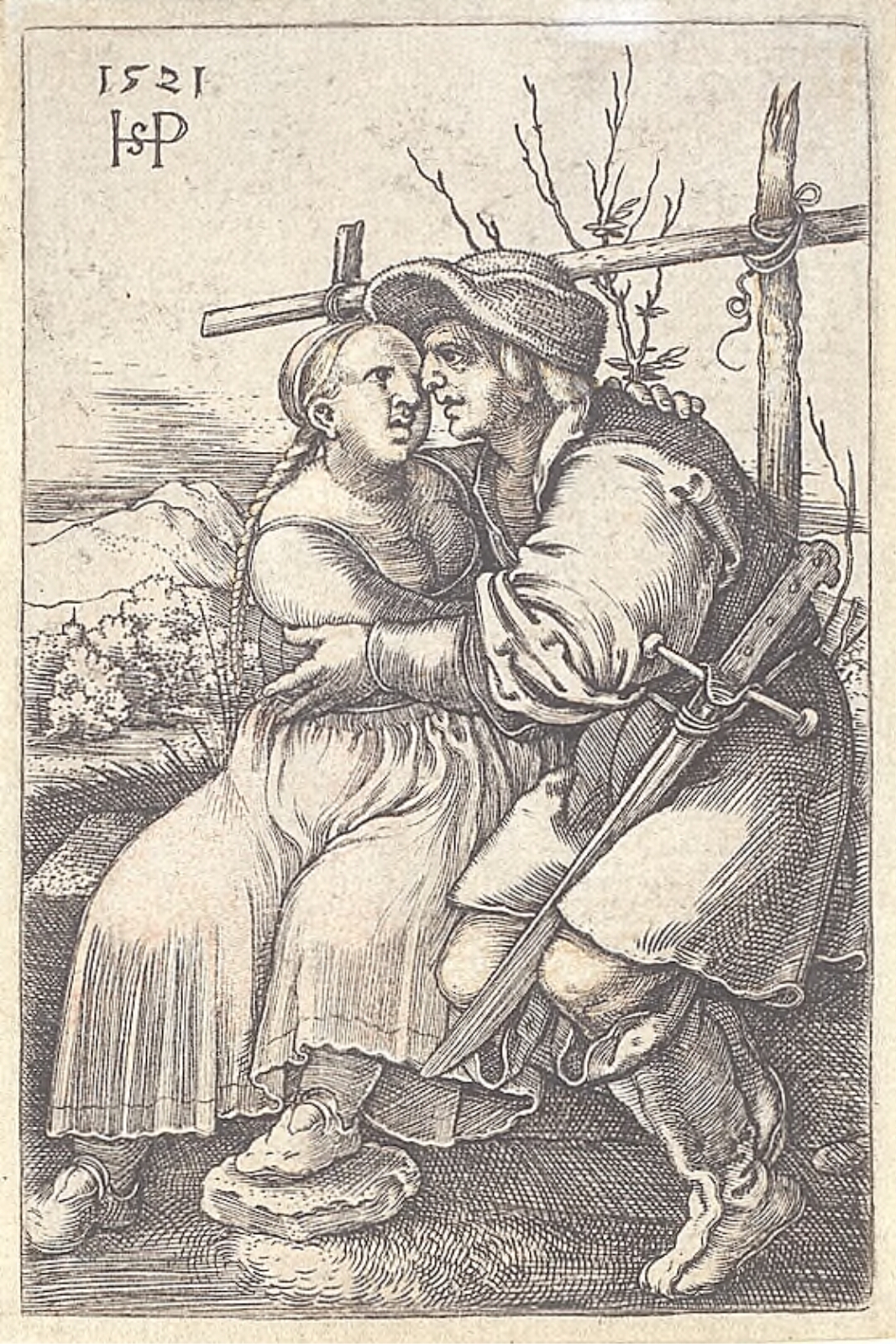 Hans Sebald Beham, Bonde og hans elskerinde