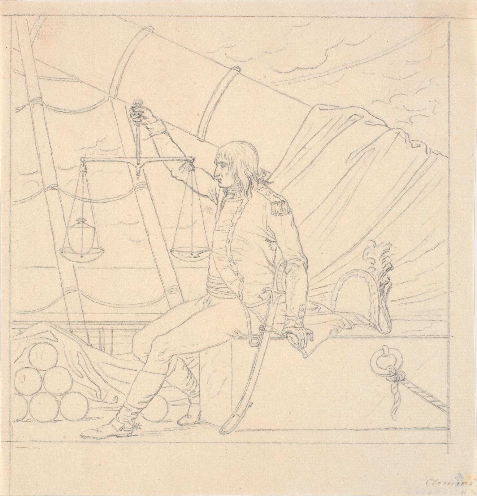 J.F. Clemens, Napoleon vejer menneskenes skæbne