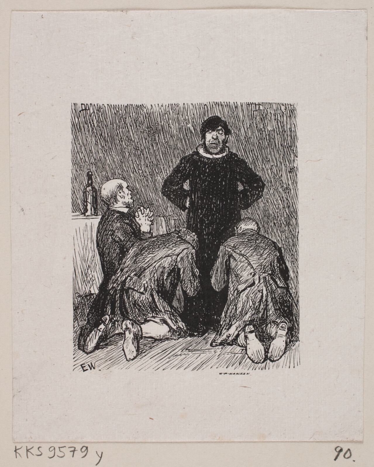 H.P. Hansen, Illustration til "Kulbrænderen"