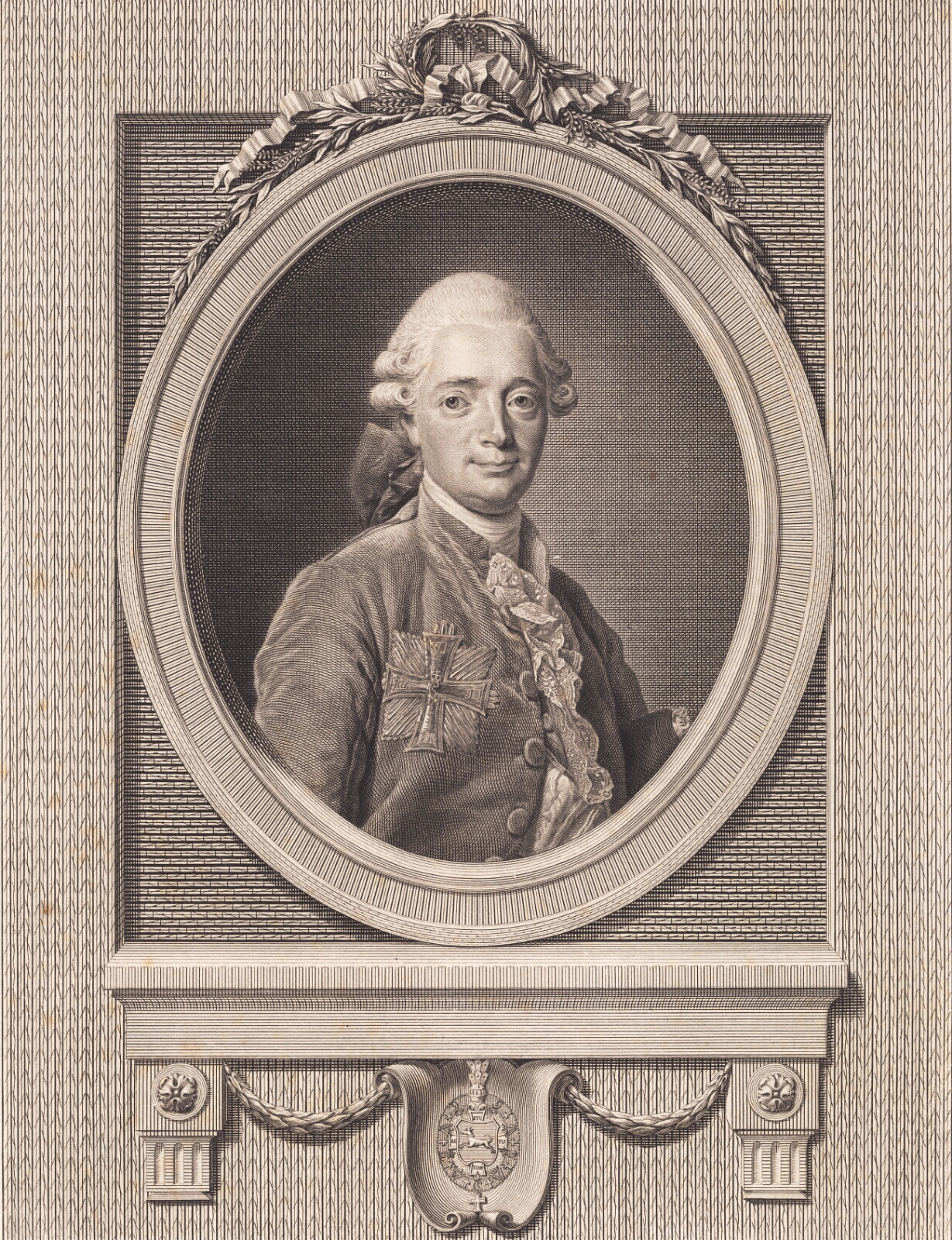 J.F. Clemens, Portræt af gesandten Otto Blome