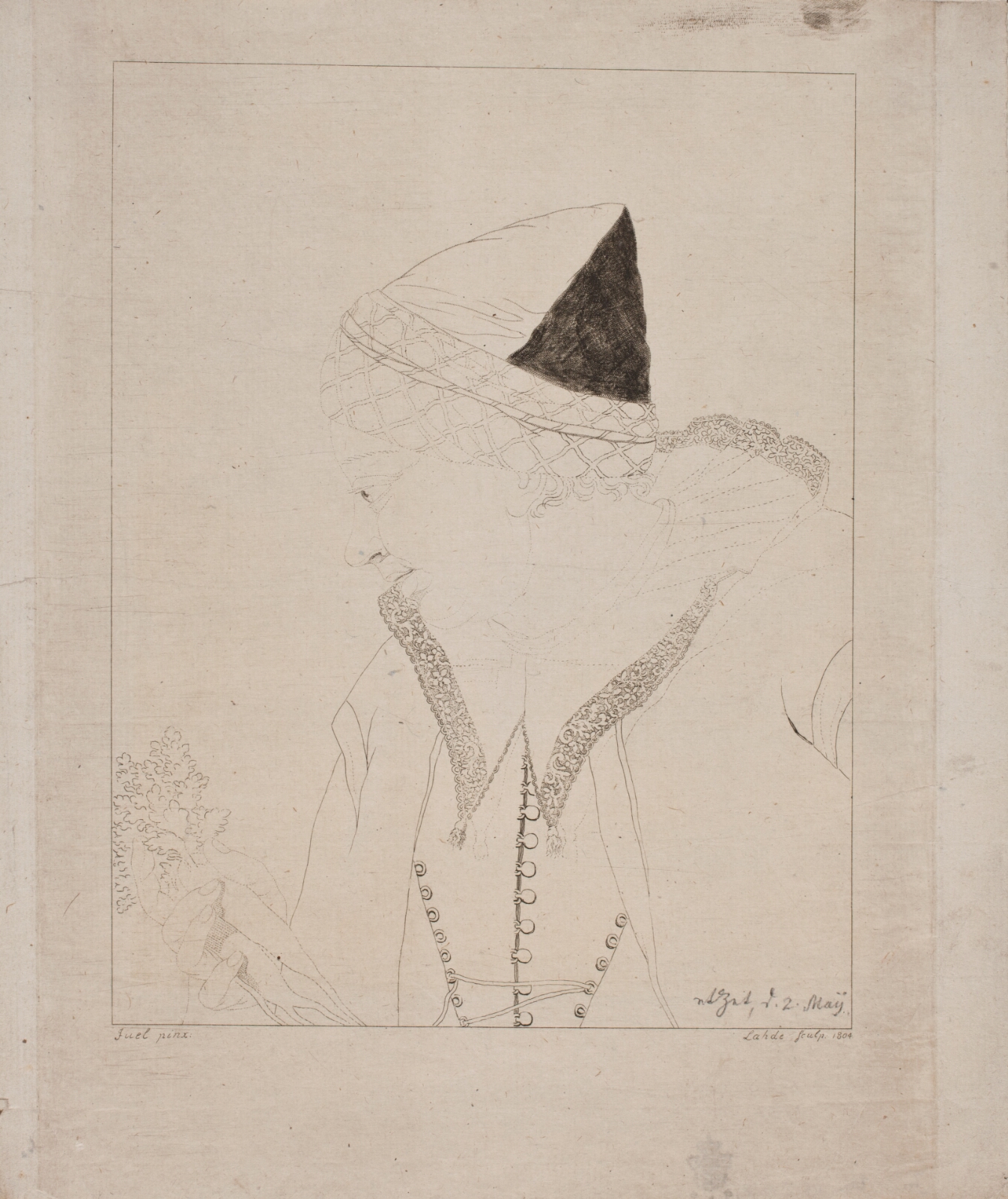 Gerhard Ludvig Lahde, En Amagerpige
