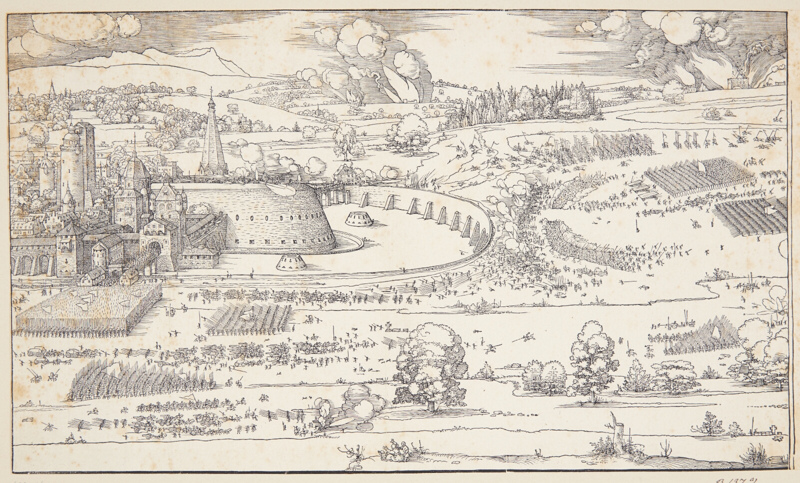 Albrecht Dürer, Belejringen af en borg