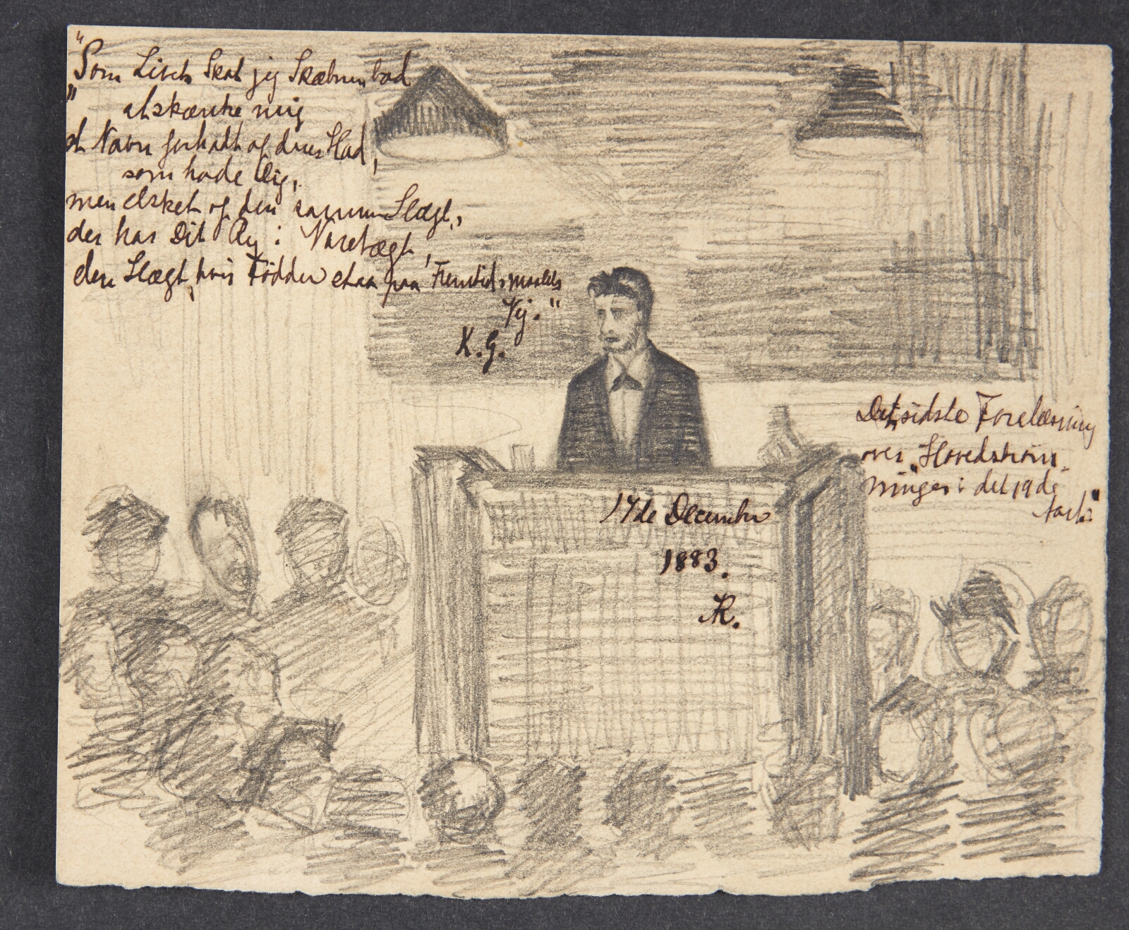Agnes Slott-Møller, "Den sidste Forelæsning over Hovedstrømningen i det 19de Aarh."