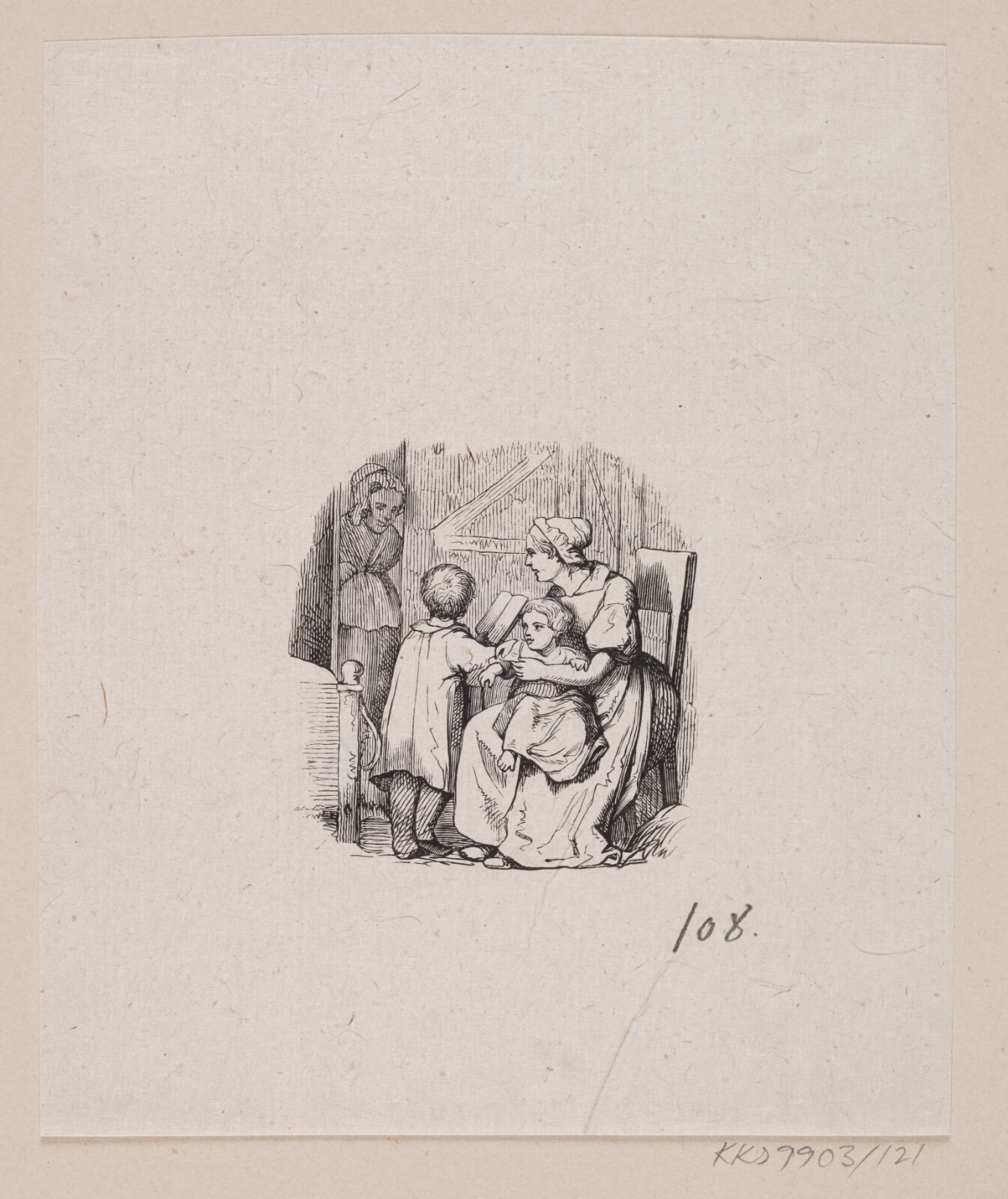 H.P. Hansen, Illustration til "Lille Tuk" i H.C. Andersen, "Eventyr og Historier", Bind 2