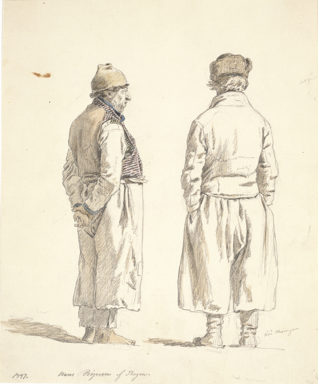 Martinus Rørbye, To skagensfiskere
