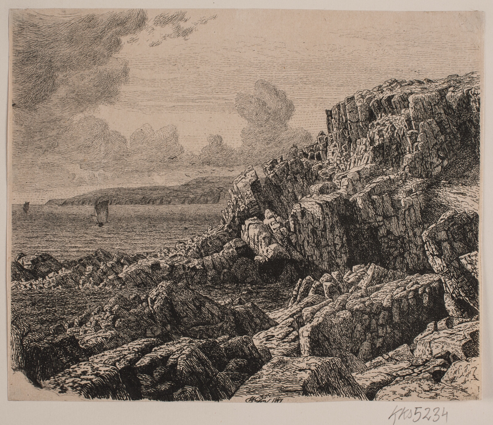 Vilhelm Kyhn, Kystparti fra Bornholm