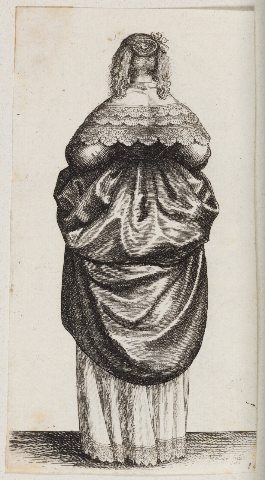 Wenceslaus Hollar, Rygvendt kvinde
