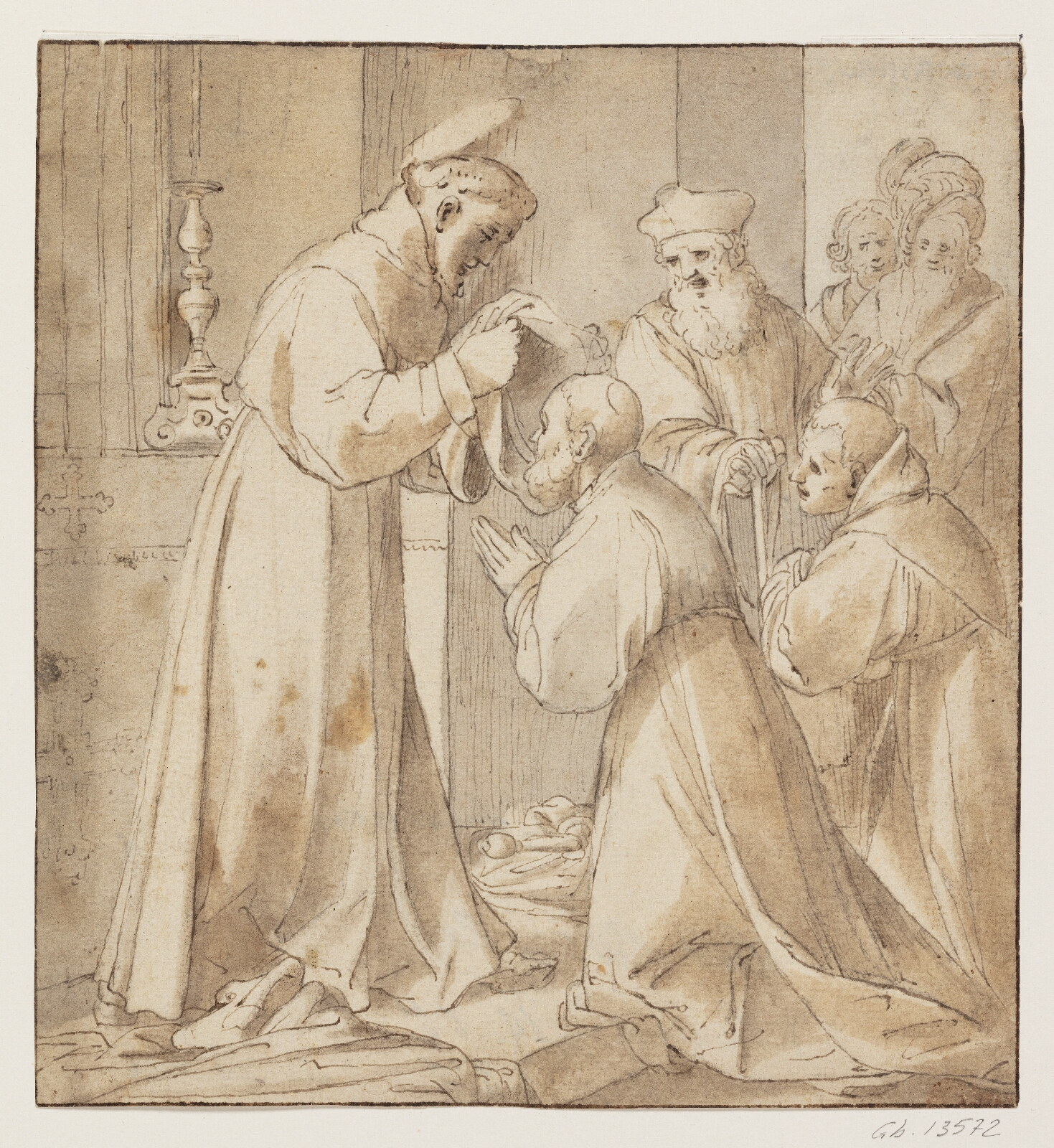 Camillo Procaccini, Den hellige Frans af Assisi indvier nye munke?