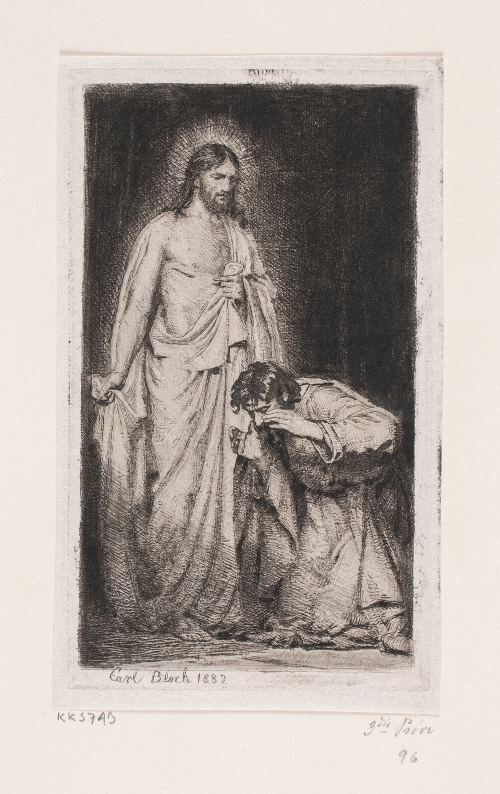Carl Bloch, Kristus og den vantro Thomas