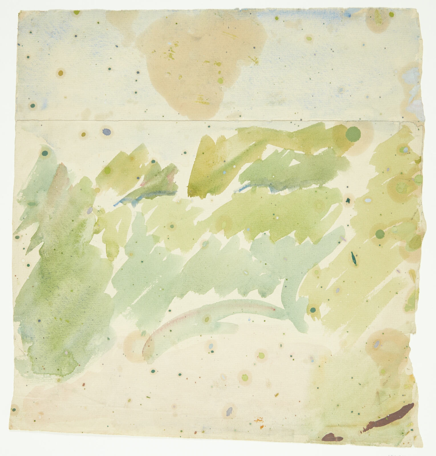 Edvard Weie, Landskabsstudie