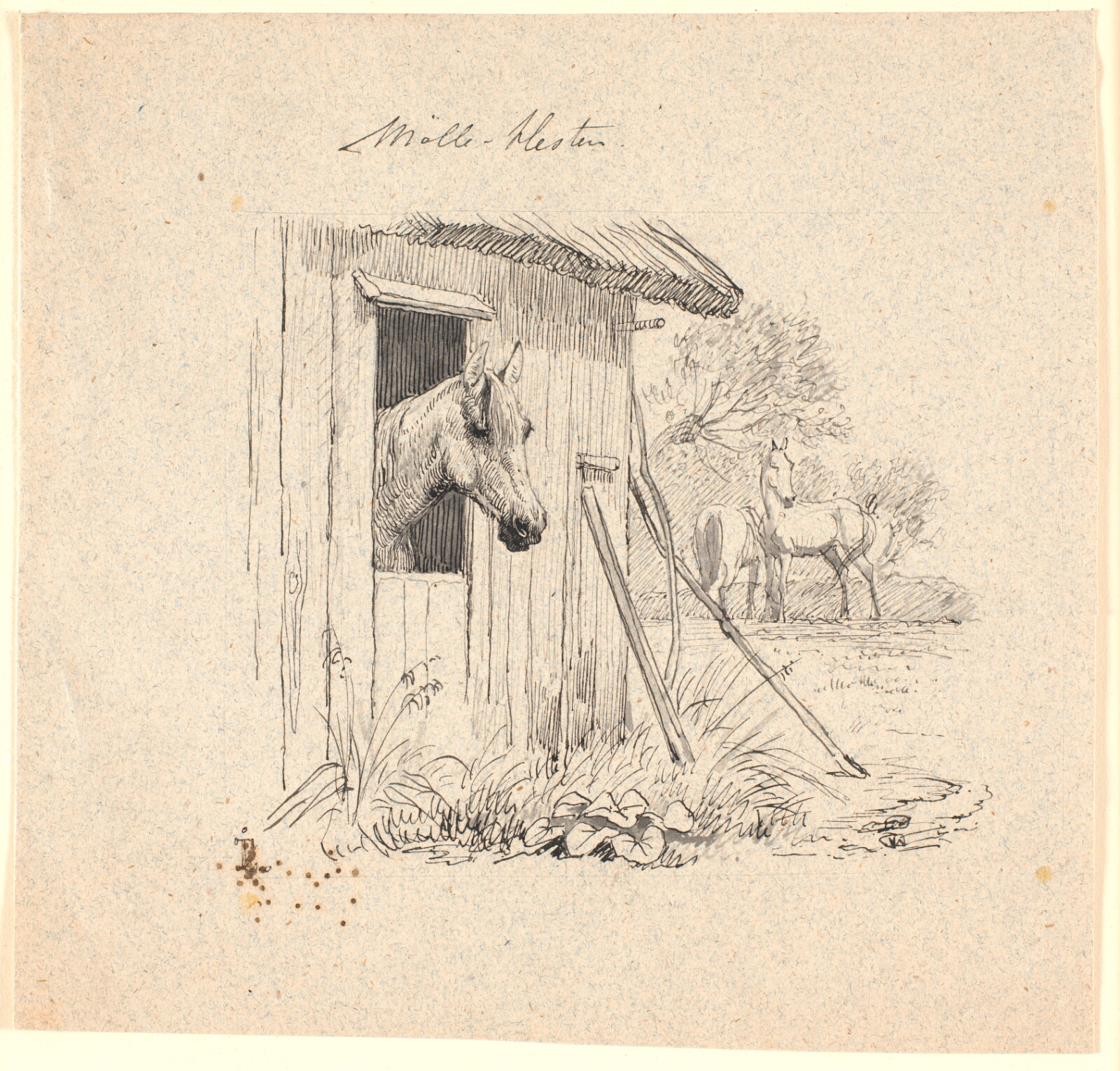 Johan Thomas Lundbye, Møllehesten
