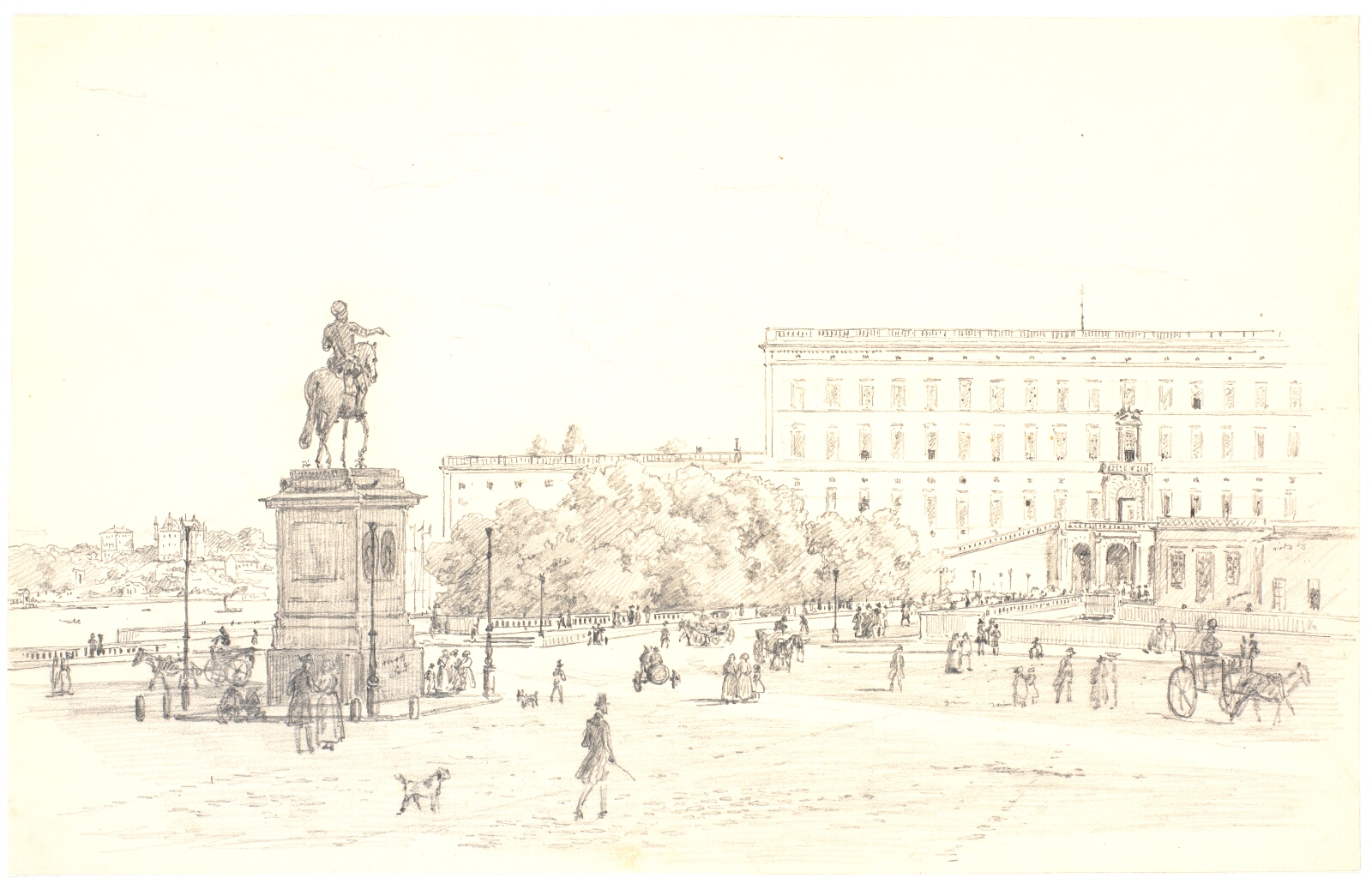 Martinus Rørbye, Stockholm Slot