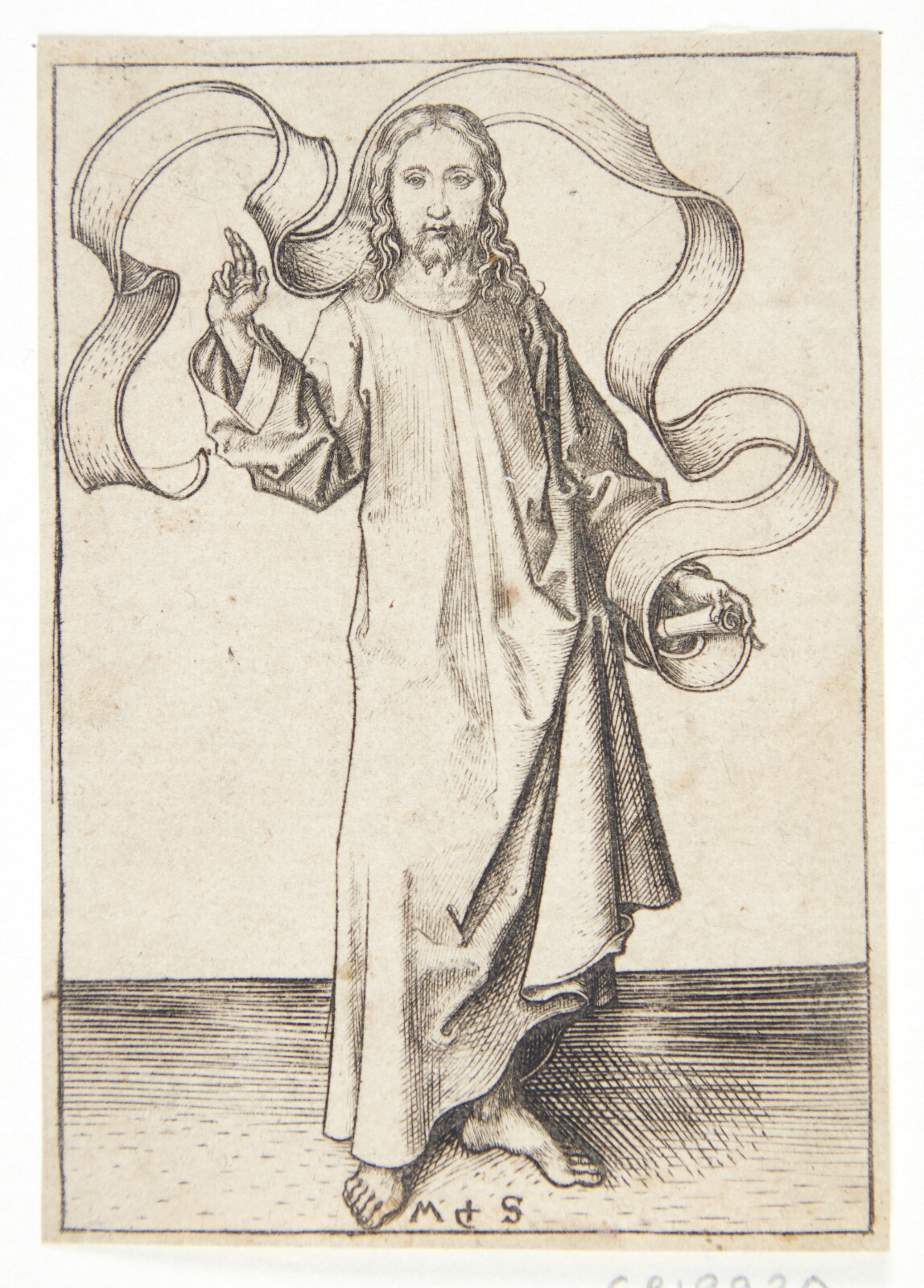Martin Schongauer, Den velsignende Kristus