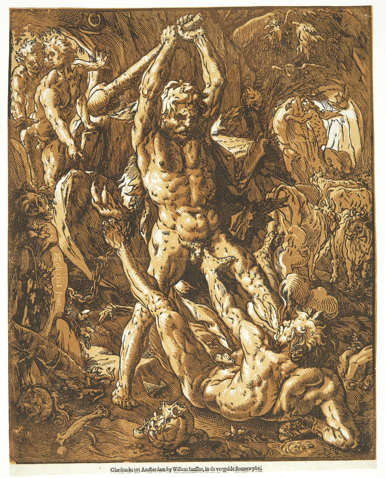 Hendrick Goltzius, Herkules dræber Cacus