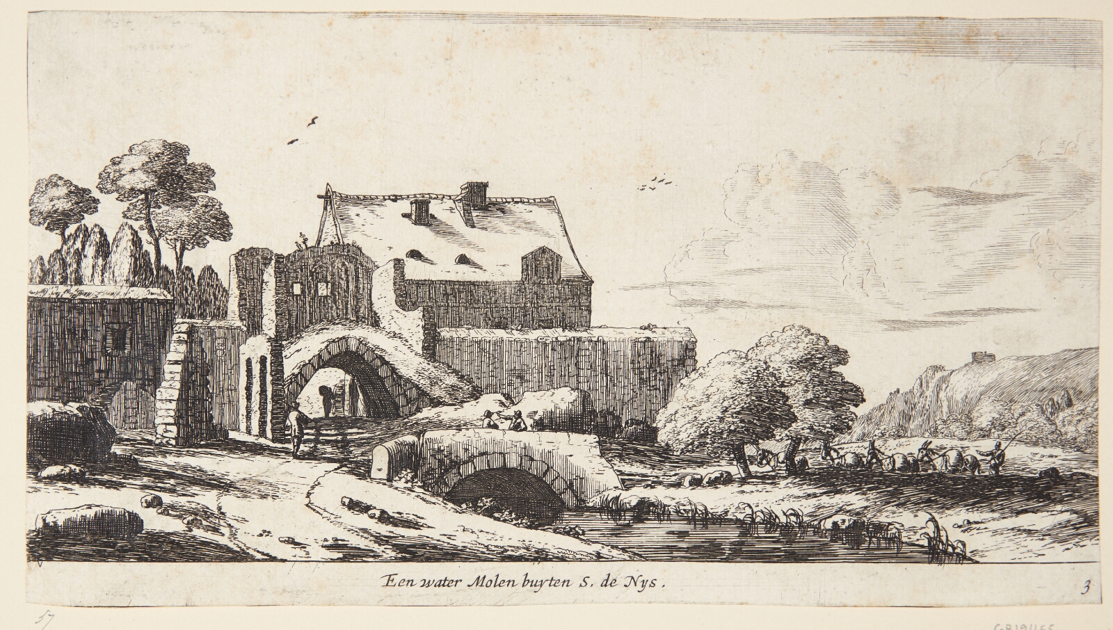 Reinier Zeeman, En vandmølle nær Saint Denis