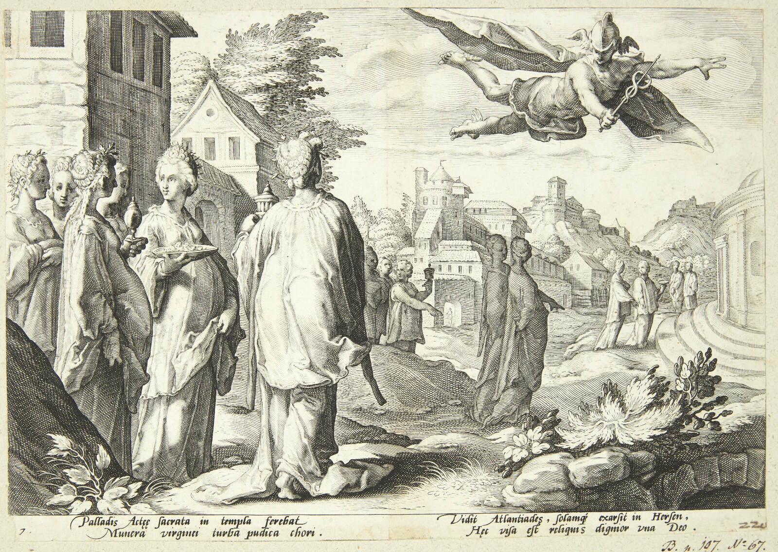 Hendrick Goltzius, Merkur forelsker sig i Herse