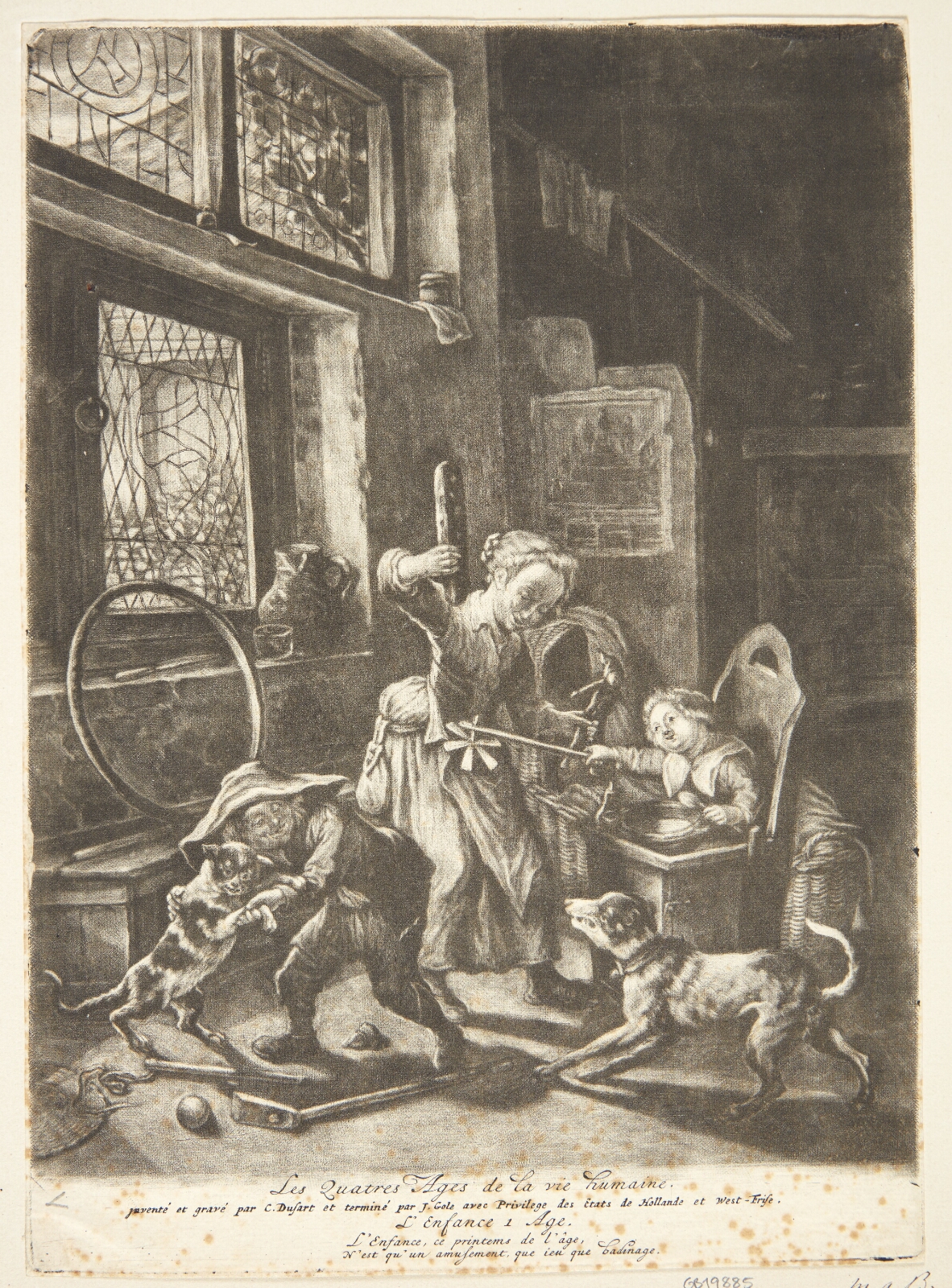 Cornelis Dusart, Barndom