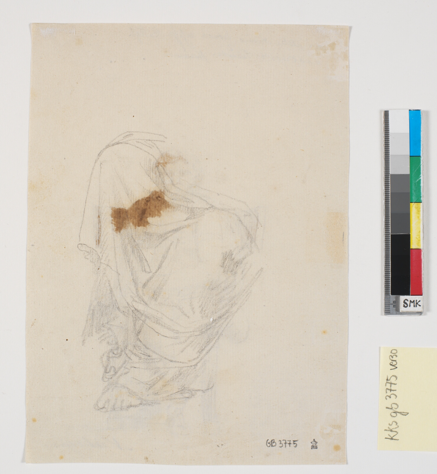 Nicolai Abildgaard, Et draperistudie