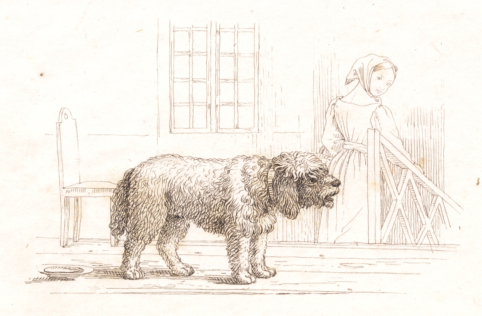 Martinus Rørbye, Illustration til "Halvhundrede Fabler for Børn" af Hey