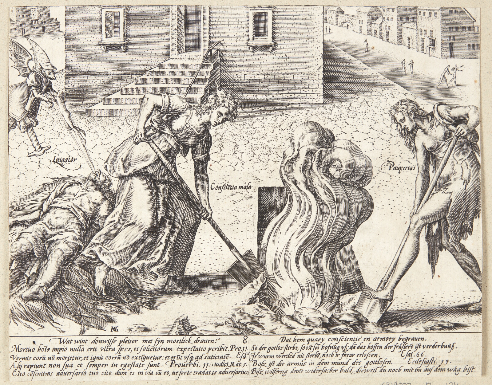 Hendrick Goltzius, De stridende parters endeligt