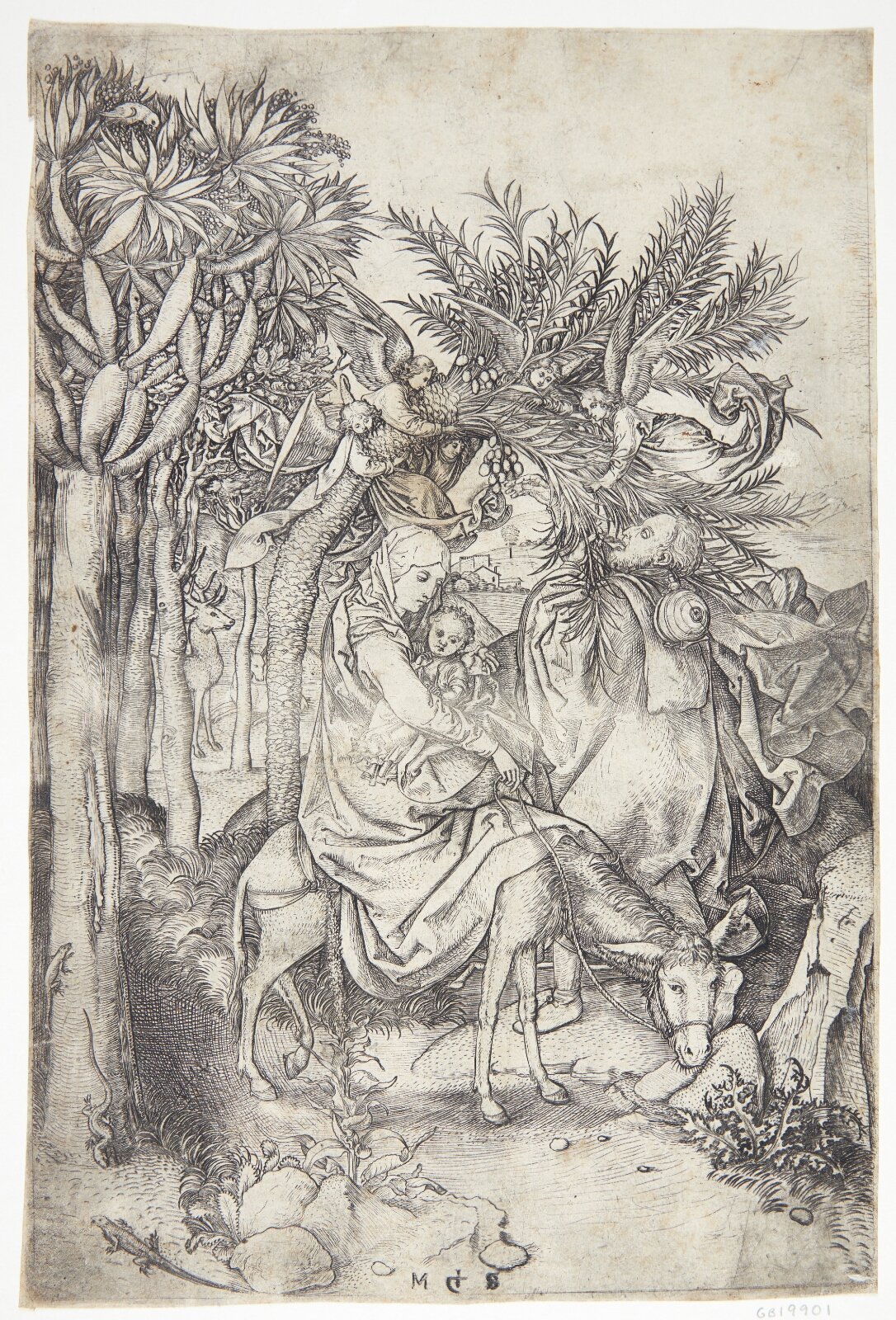 Martin Schongauer, Flugten til Ægypten