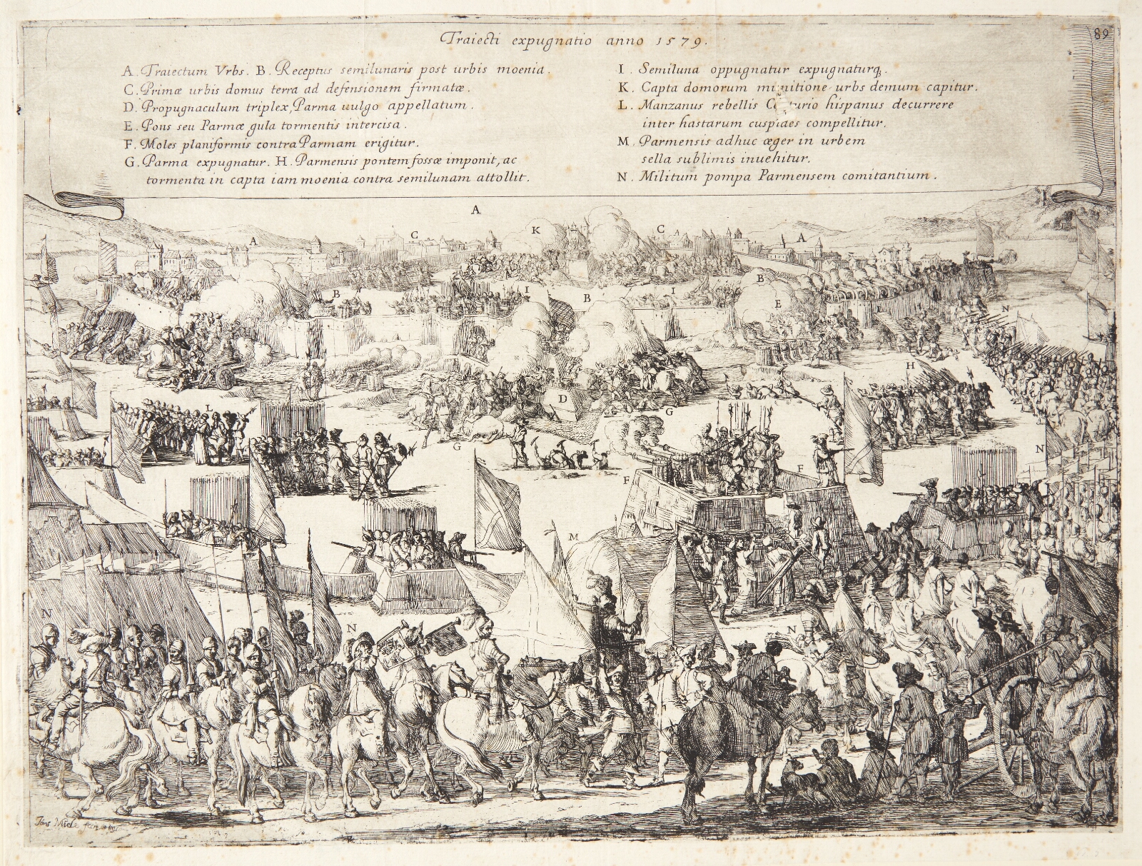 Jan Miel, Erobringen af Maastricht