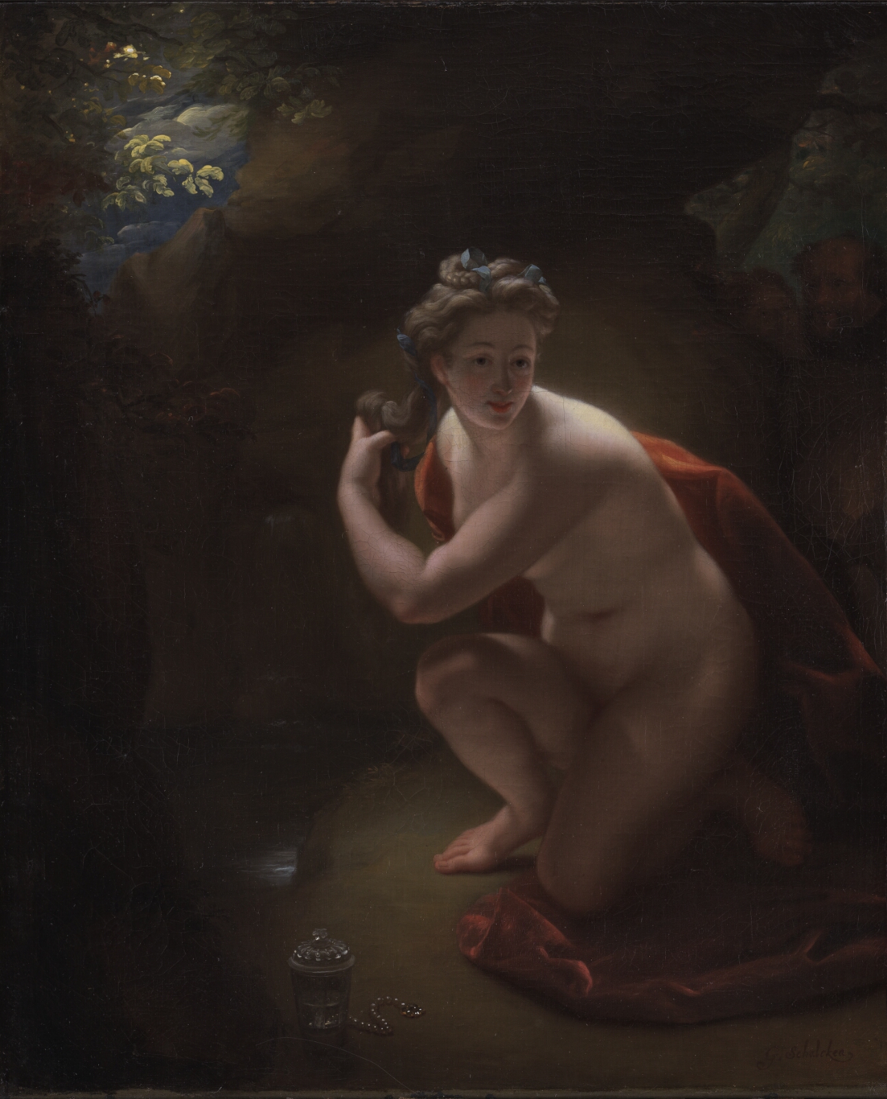 Godfried Schalcken, Susanne i badet
