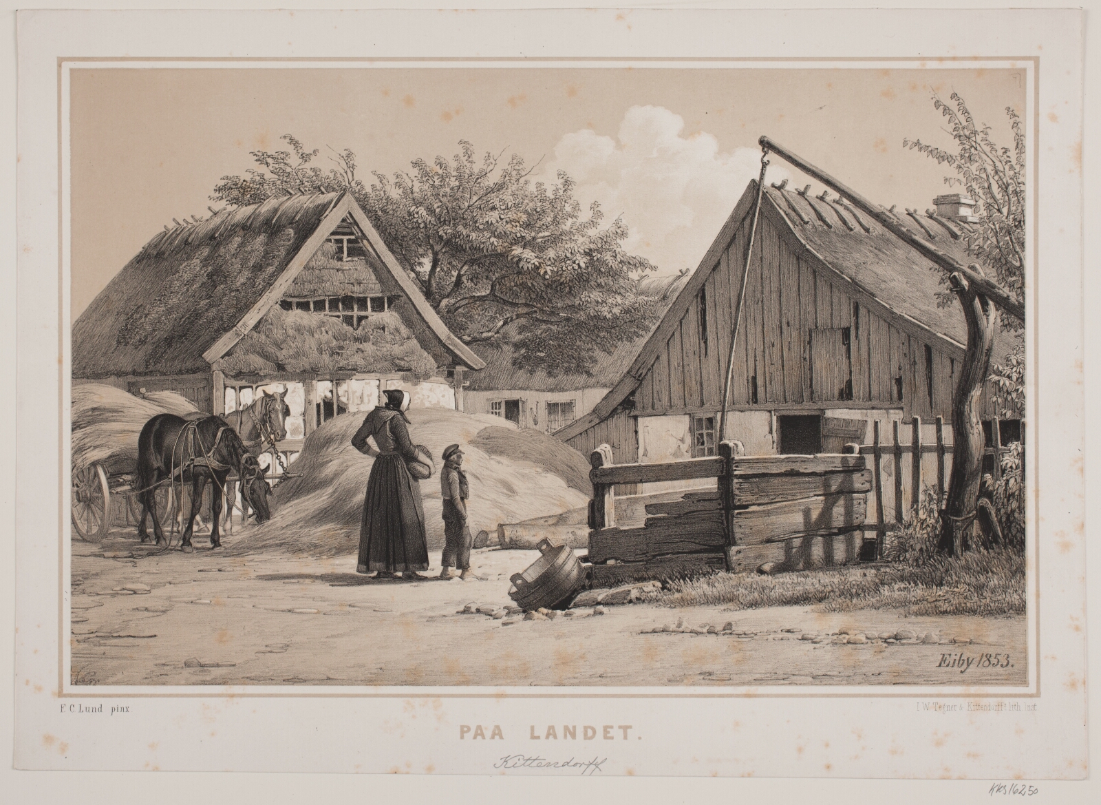 Adolph Kittendorff, På landet