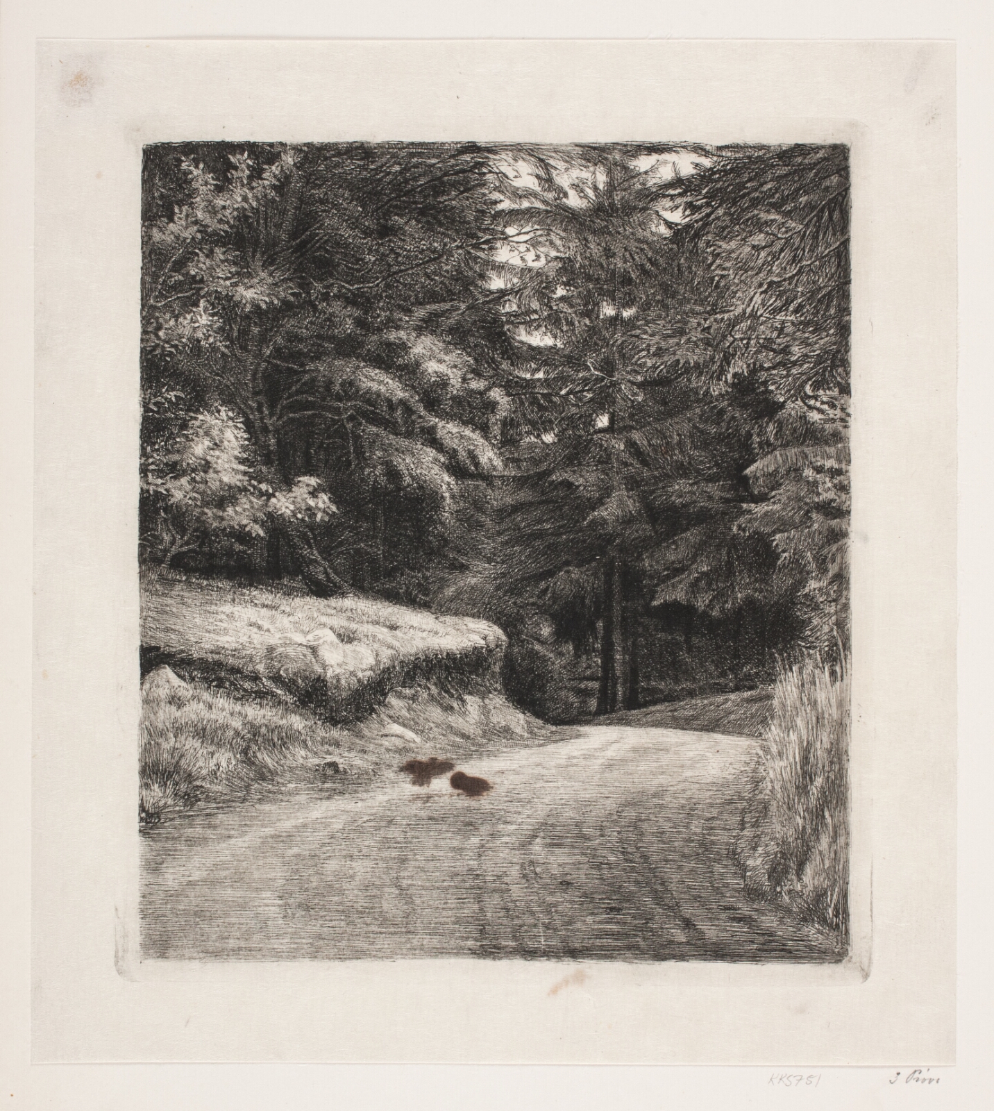Carl Bloch, Vejen i Granskoven