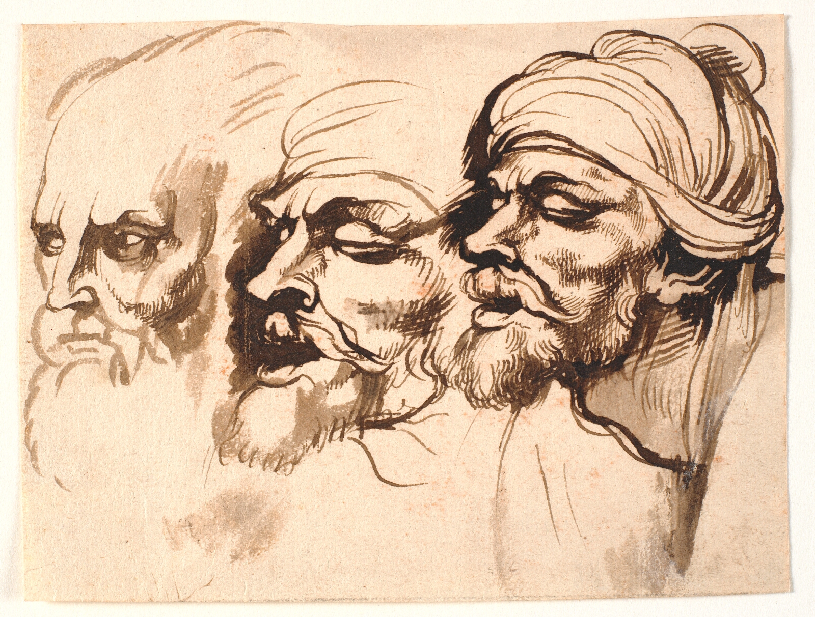 Peter Paul Rubens, Tre mandshoveder