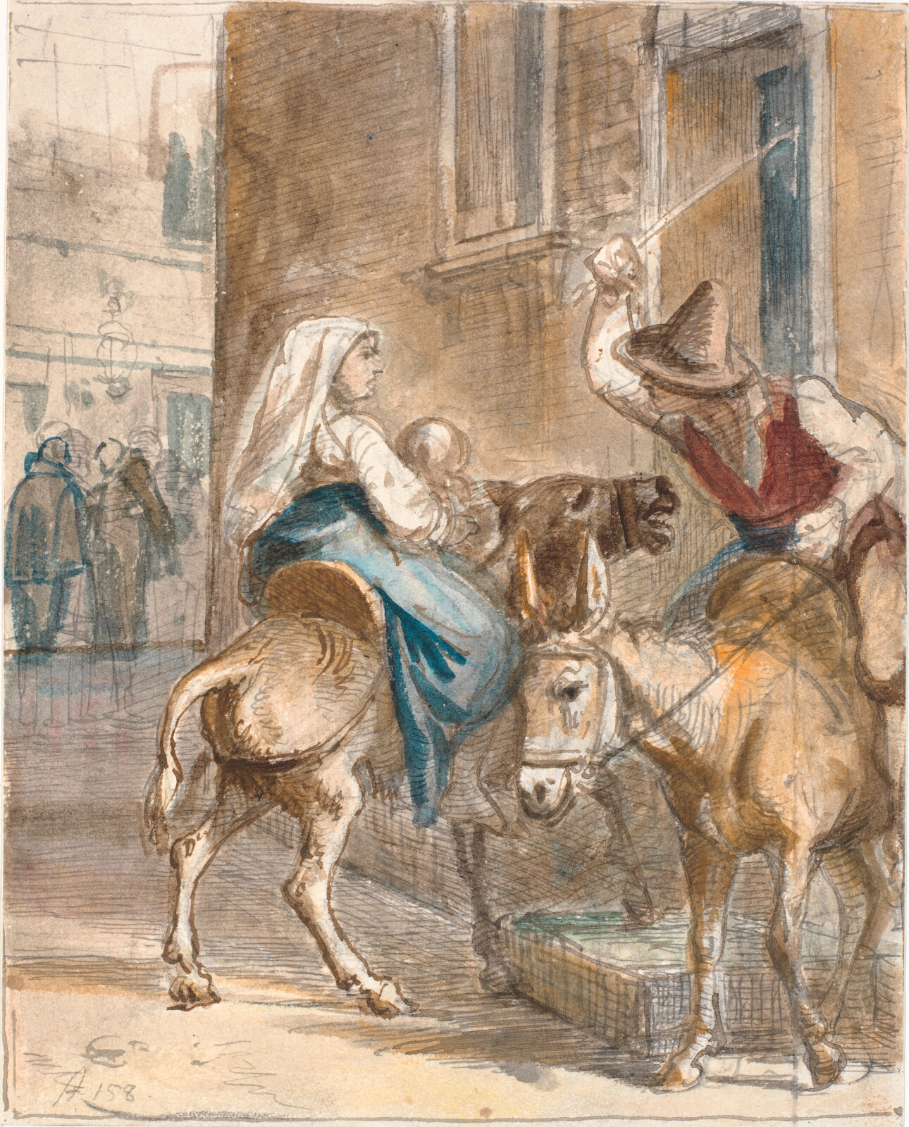 Wilhelm Marstrand, Det genstridige æsel