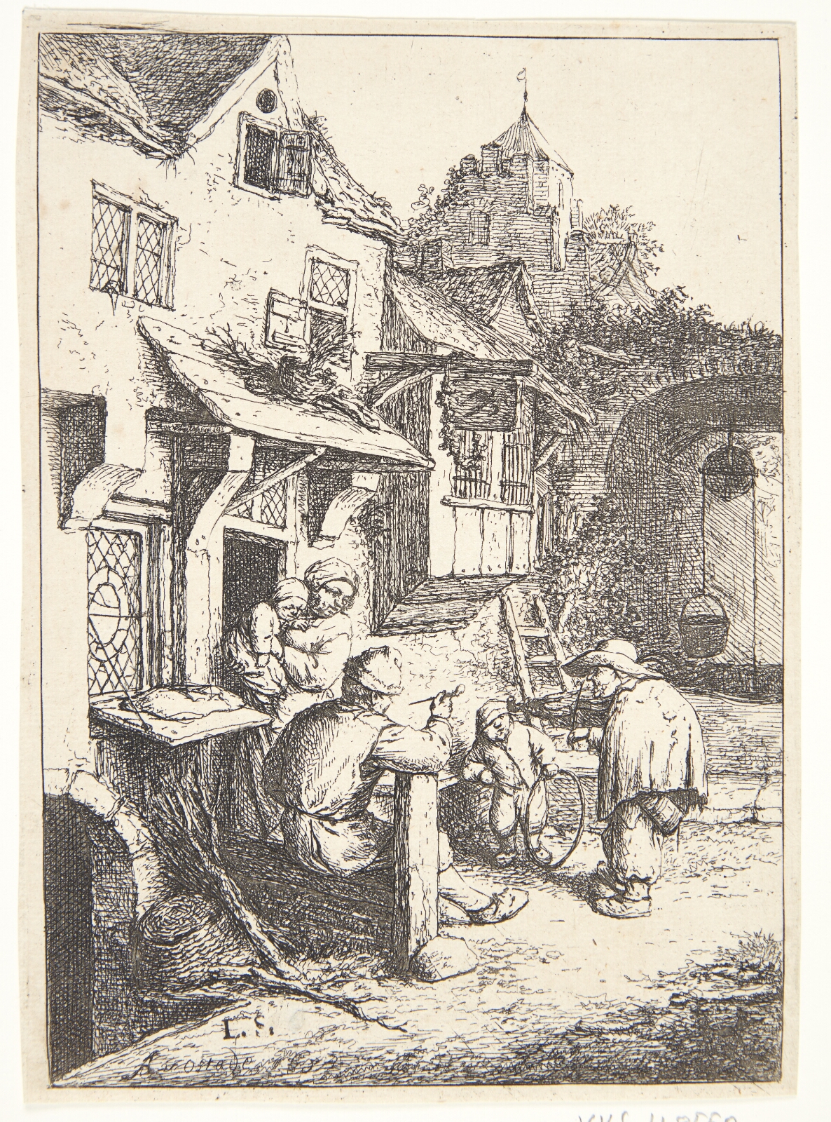 Adriaen van Ostade, Den pukkelryggede fiolspiller