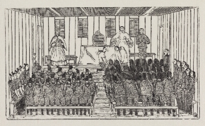 Fortællingen om Akamalik: Akamalik døbes, Aron fra Kangeq, 1858-1860
