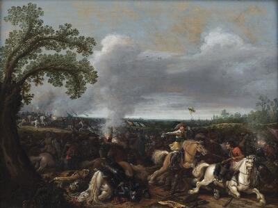 King Gustav II Adolf of Sweden at the Battle by Lützen November 16th, 1632