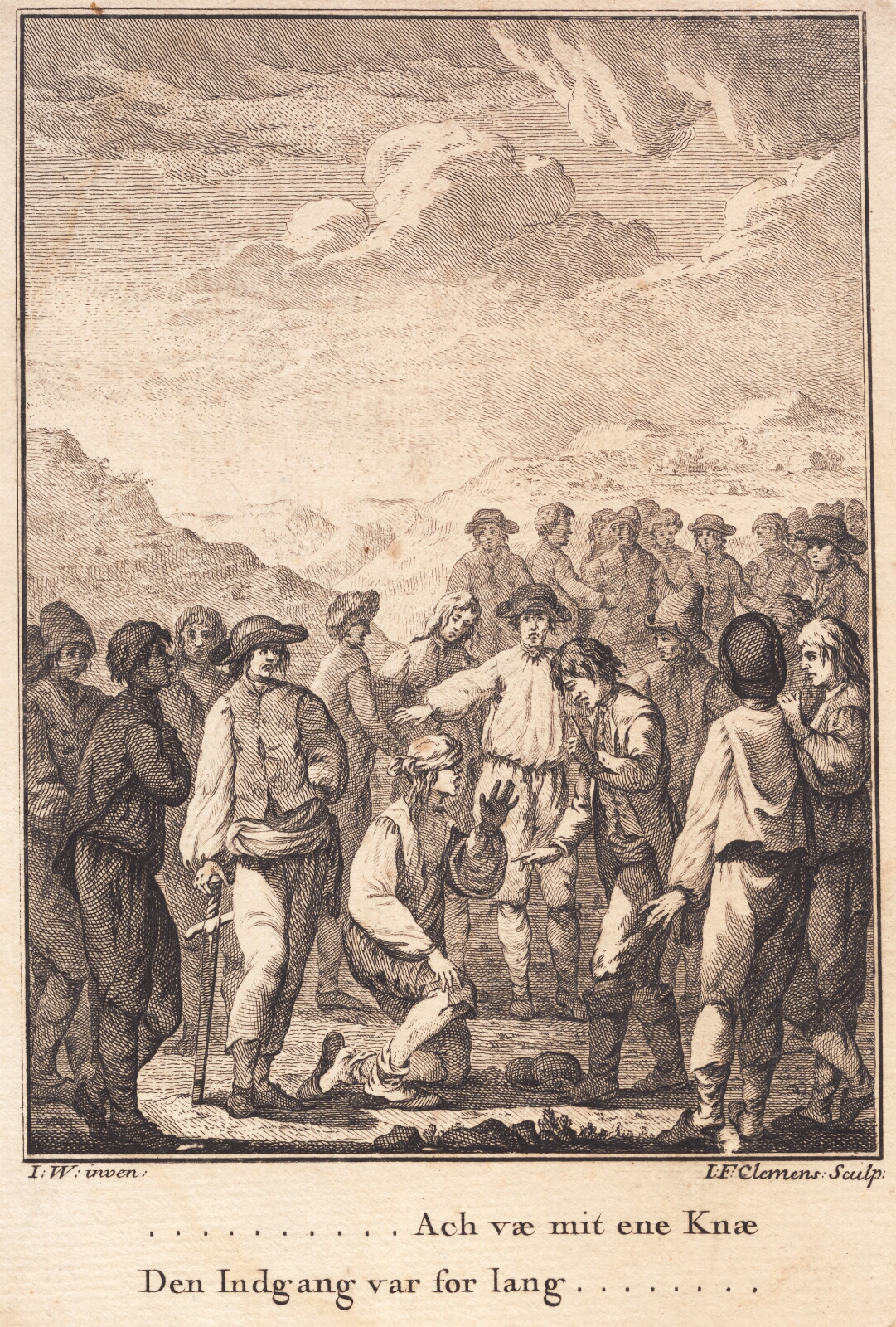 J.F. Clemens, Niels Kok på retterstedet
