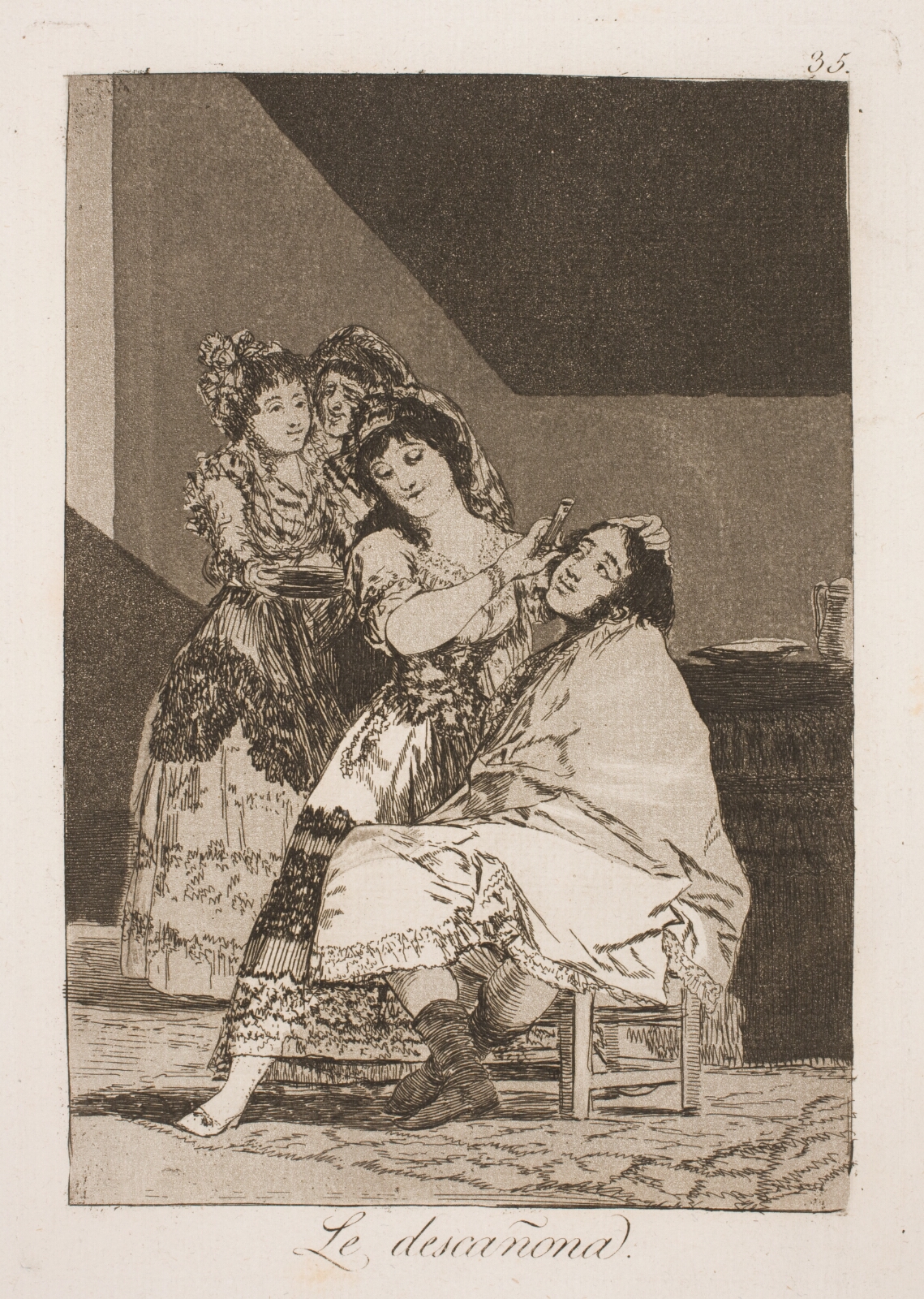 Francisco de Goya, Hun flår ham