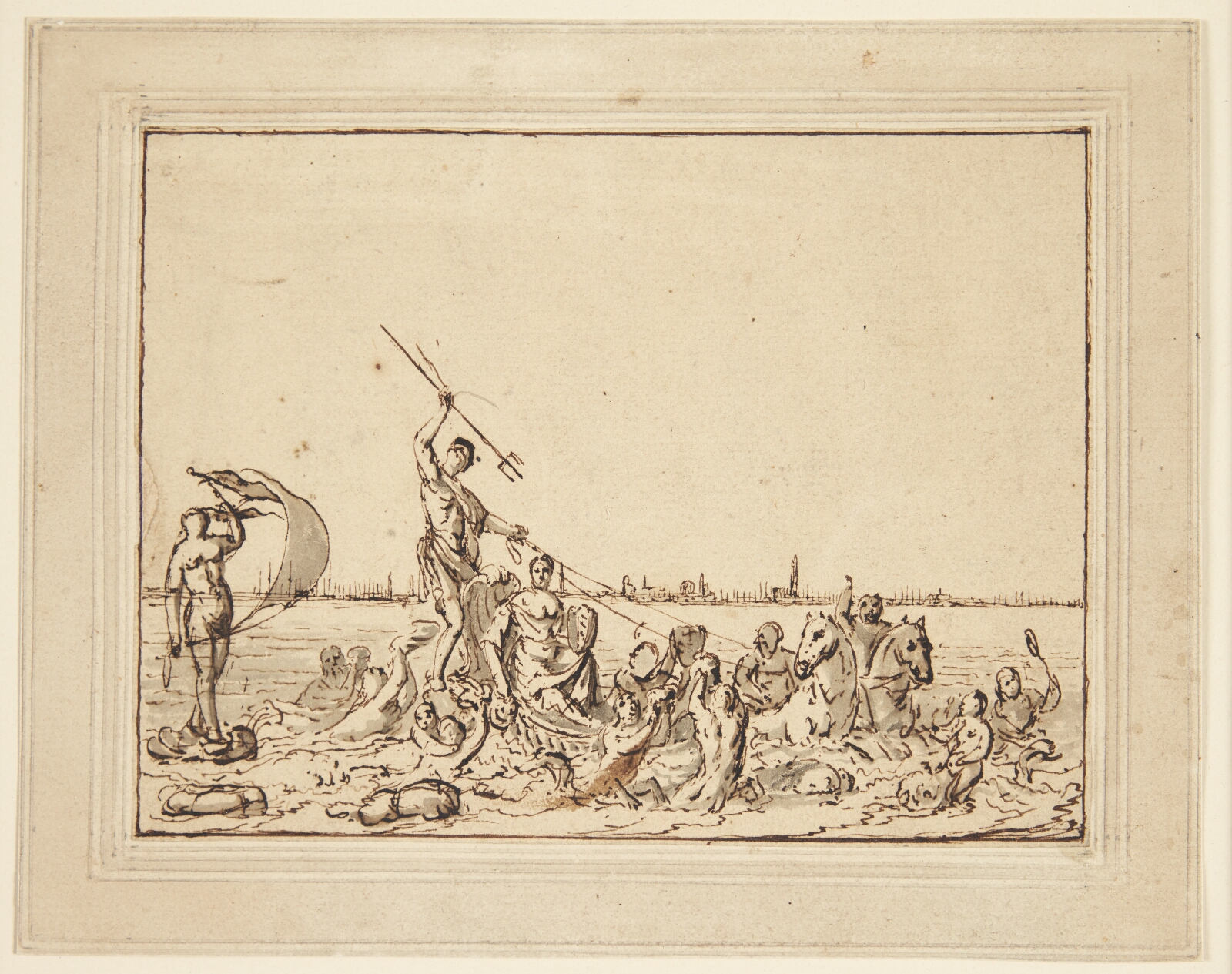 Ludolf Bakhuizen, Allegori over Amsterdam som søstad