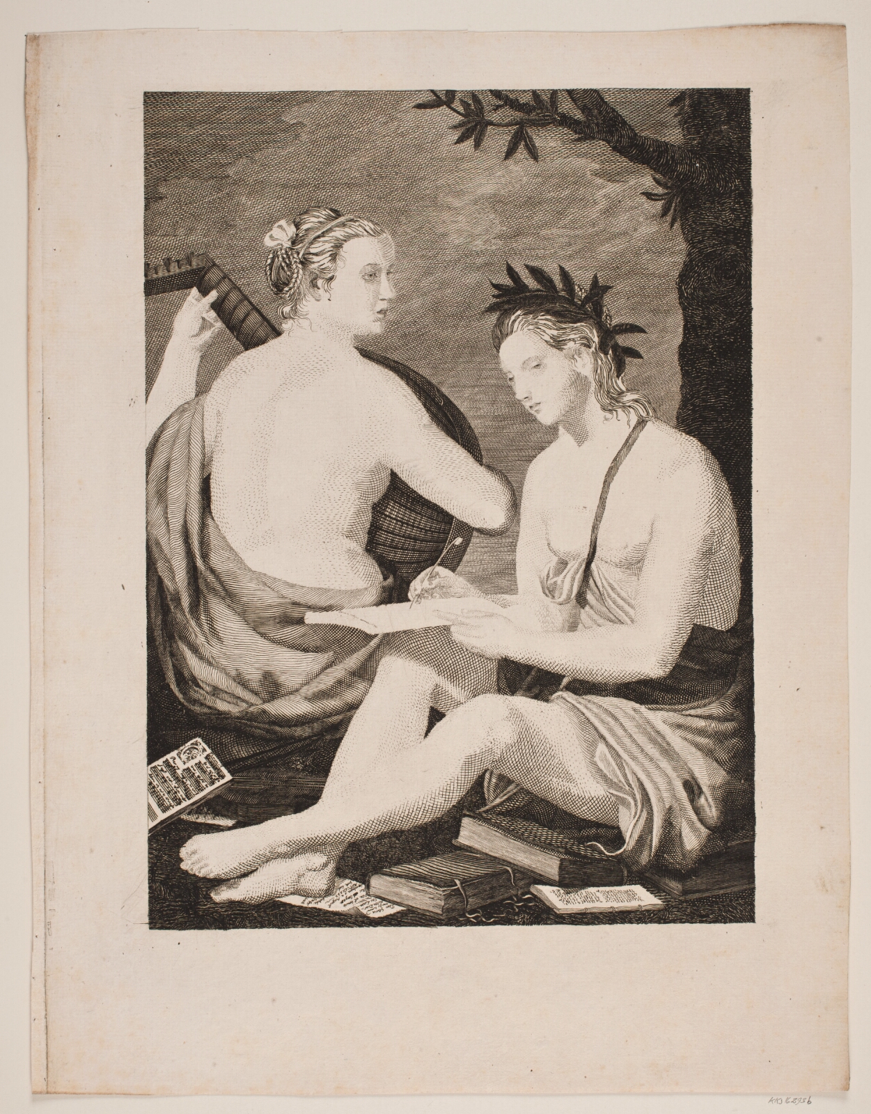 Gerhard Ludvig Lahde, Terpsichore et Kalliope