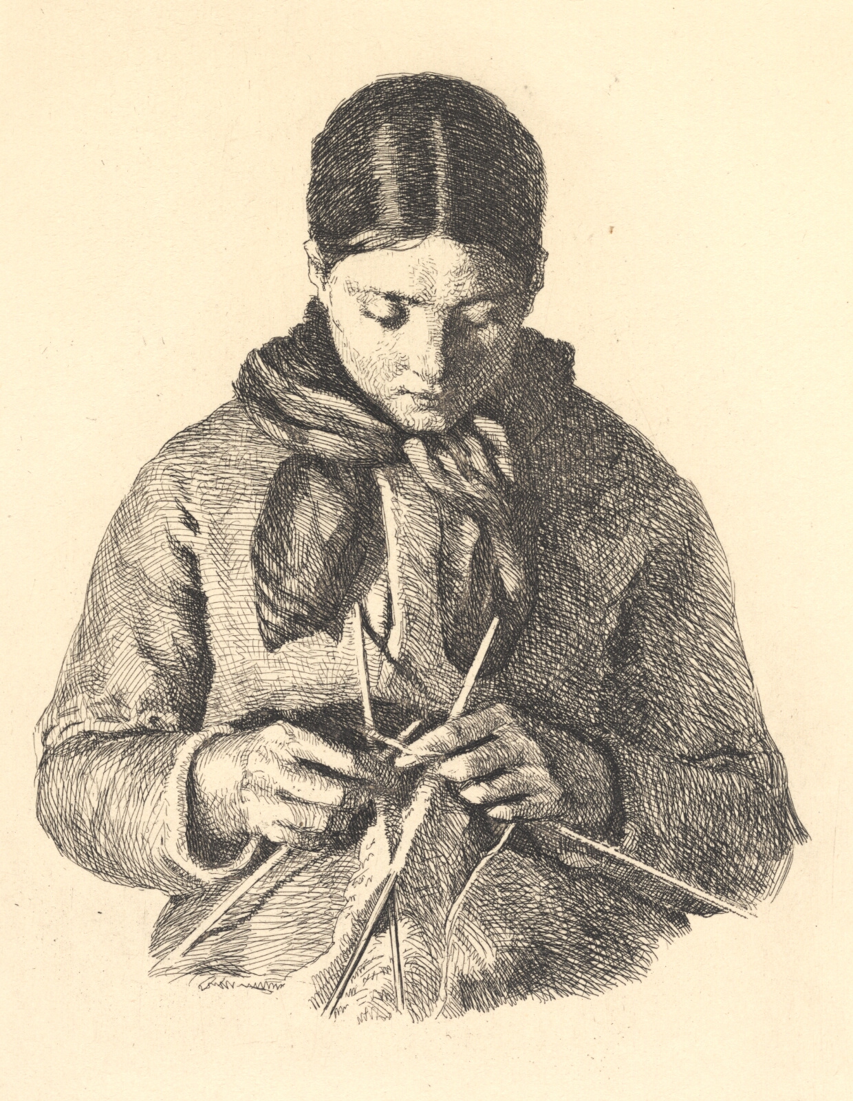 Frans Schwartz, Strikkersken