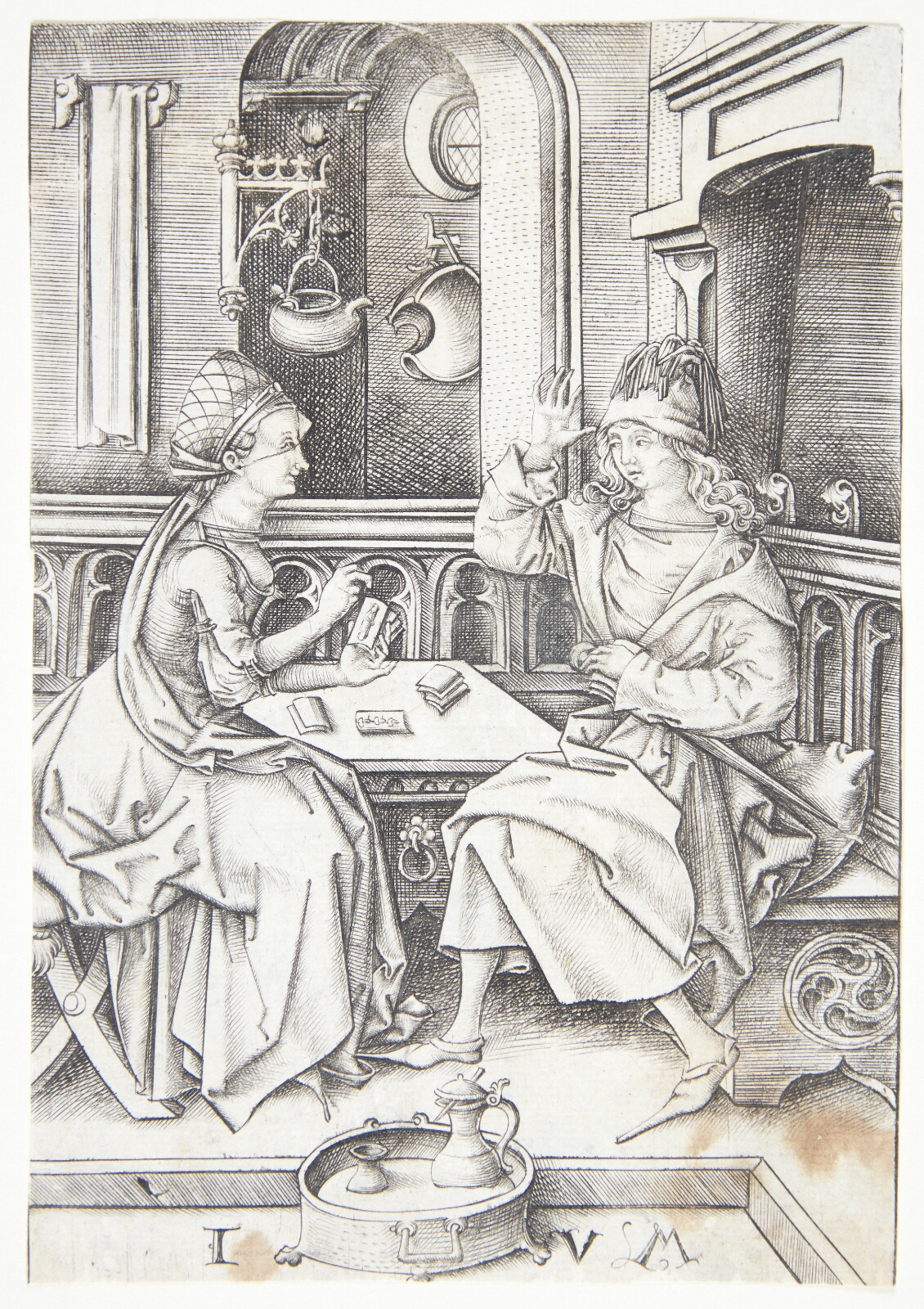 Israhel van Meckenem, Kortspillerne