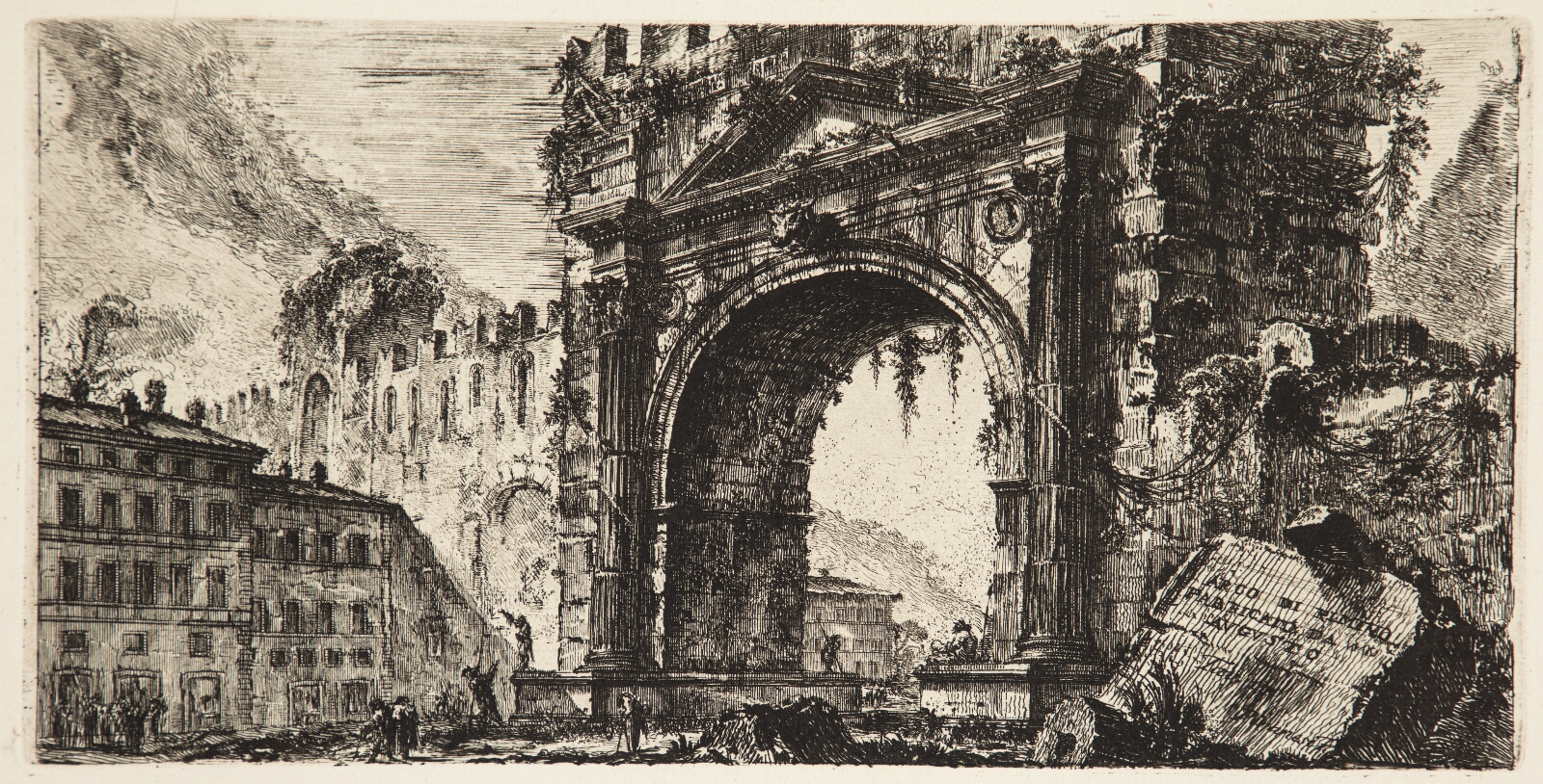Giovanni Battista Piranesi, Triumfbuen i Rimini, bygget af Augustus