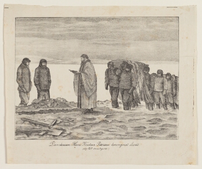 En begravelse ("DanskiussoK Hans Kristian Petersen toKungmat ilivât"), Møller, Lars, 1877-1881