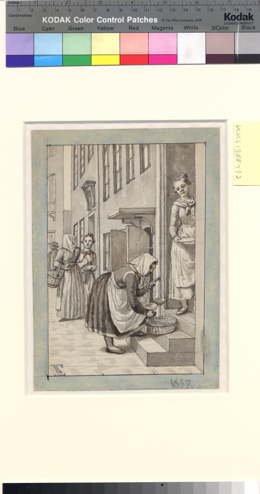 C.W. Eckersberg, Københavnsk gadescene med sælgerkone