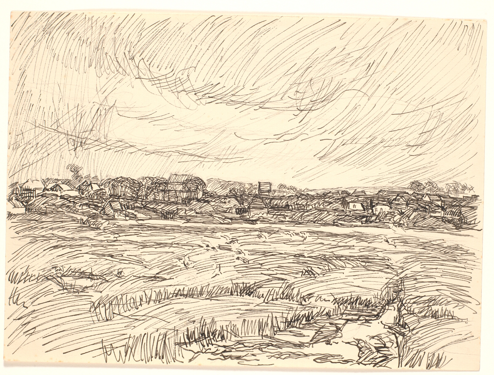 Fritz Syberg, Landskab med landsby